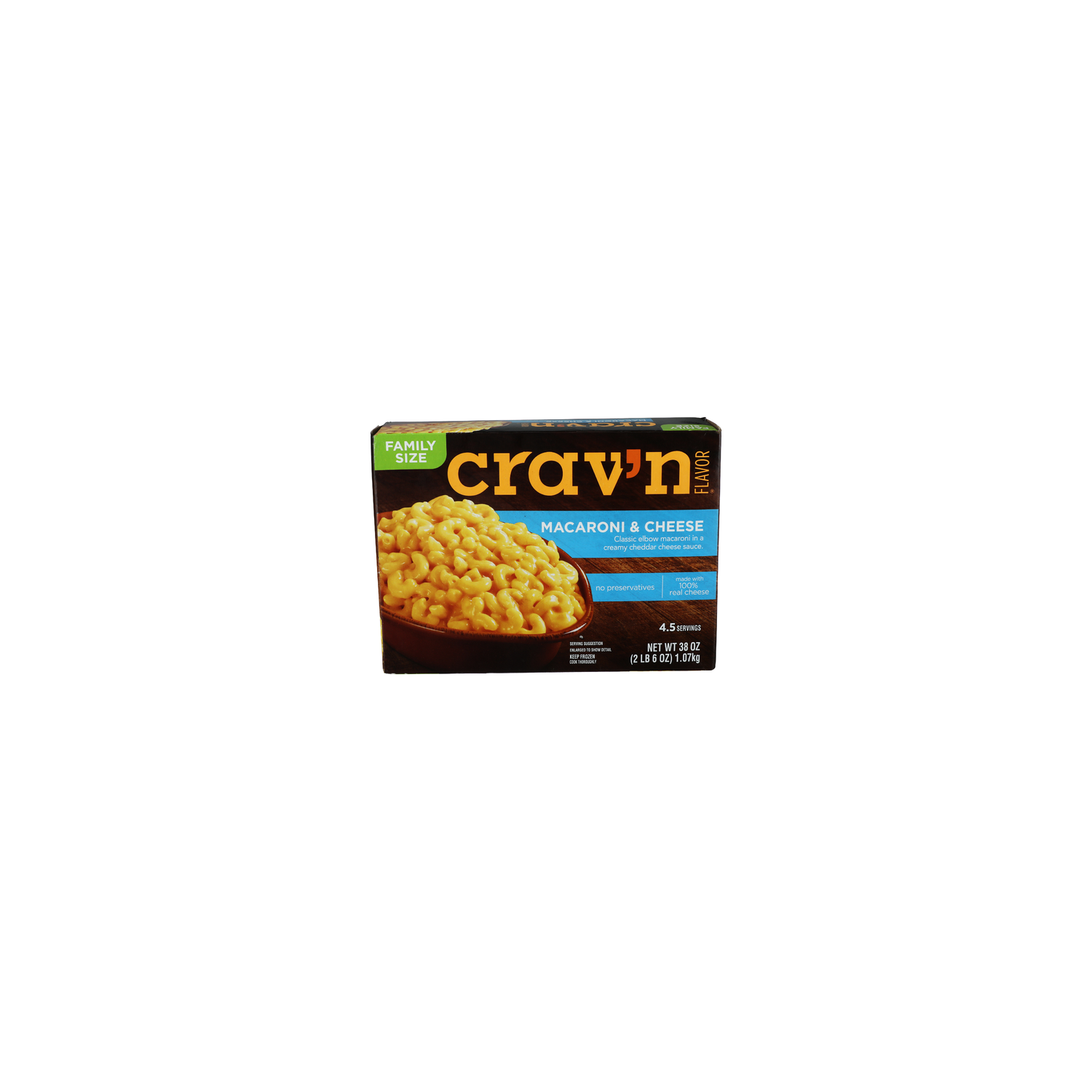 Crav'n Flavor Family Size Mac & Cheese - 38 Ounce Image 1 of 4