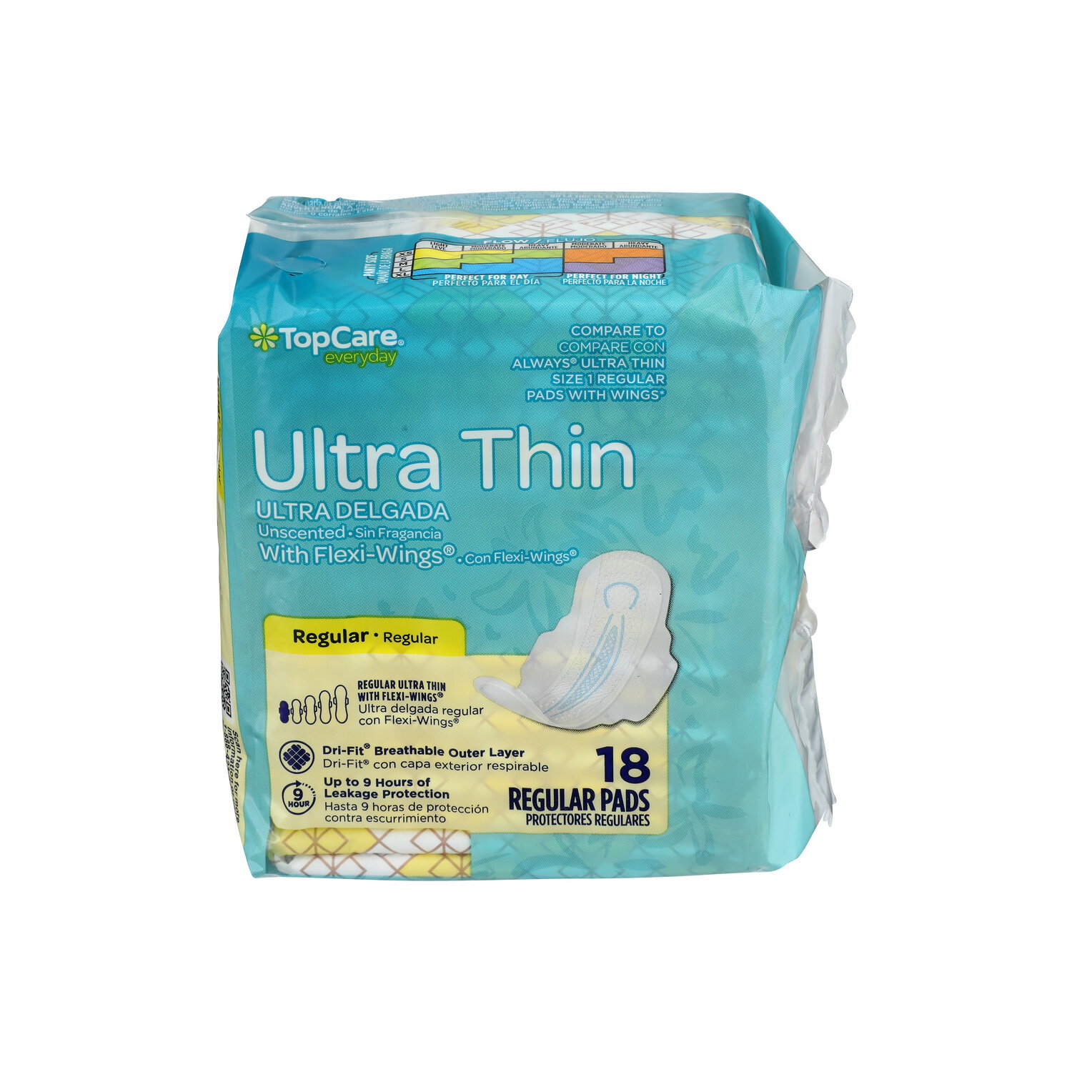 TopCare Everyday Ultra Thin With Flexi Wings Pads - 18 Count Image 1 of 3