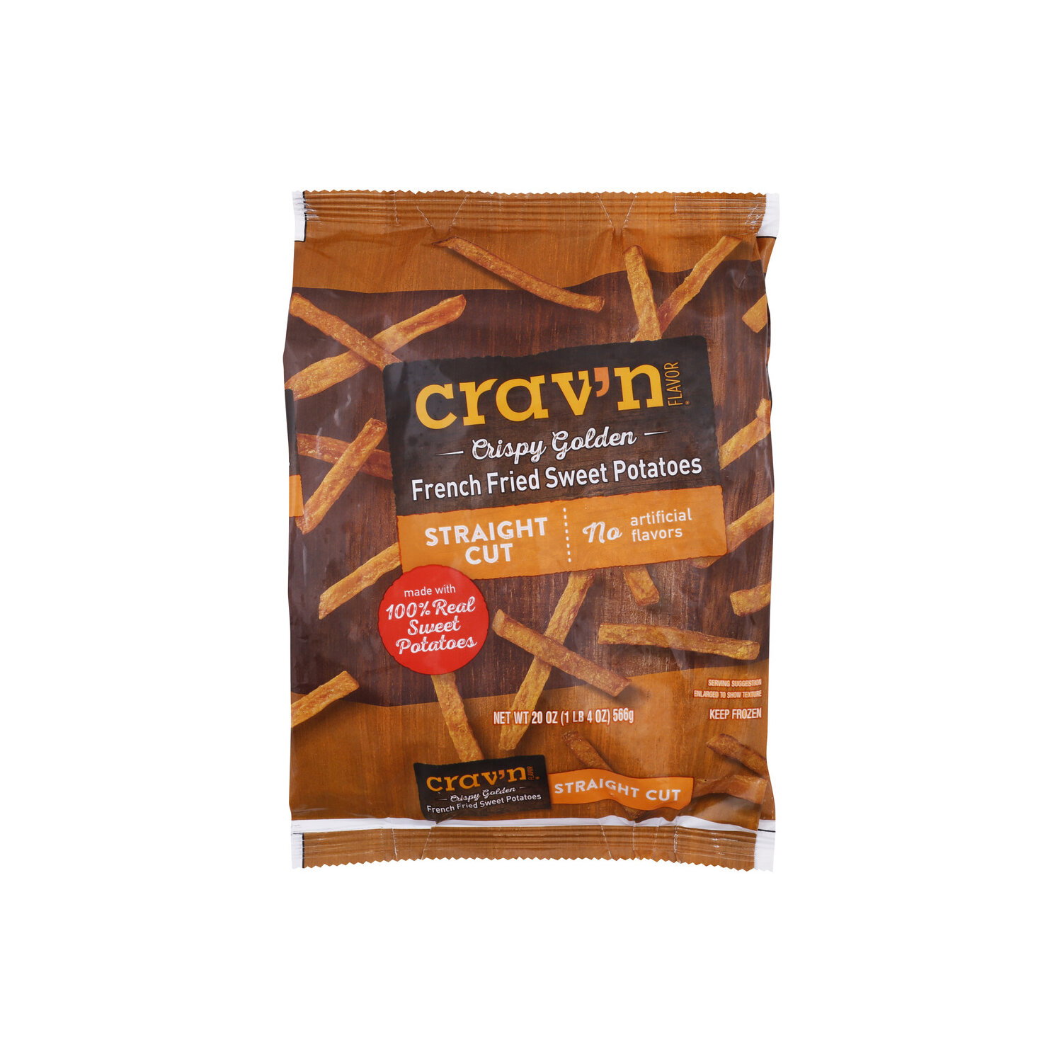 Crav'n Flavor Straight Cut French Fried Sweet Potatoes - 20 Ounce Image 1 of 2