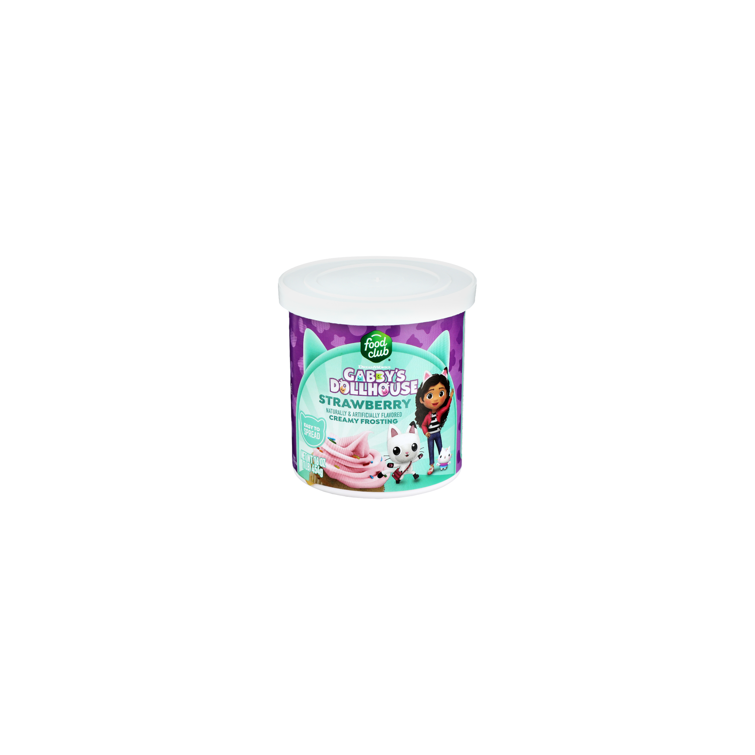 Food Club Strawberry Gabby's Dollhouse Frosting - 16 Ounce Image 1 of 4