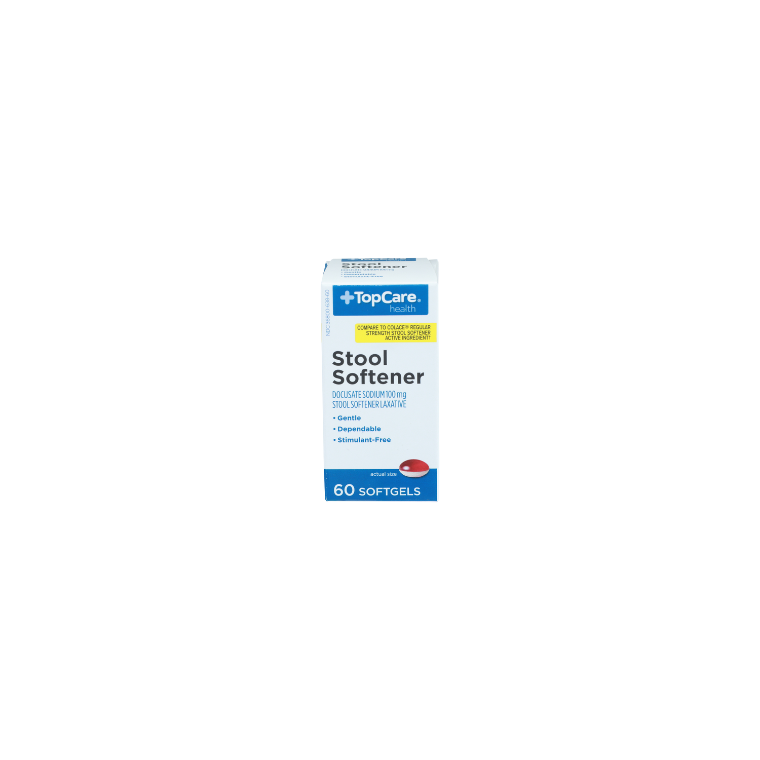 Topcare Health Health Stool Softener - 60 Count Image 1 of 4