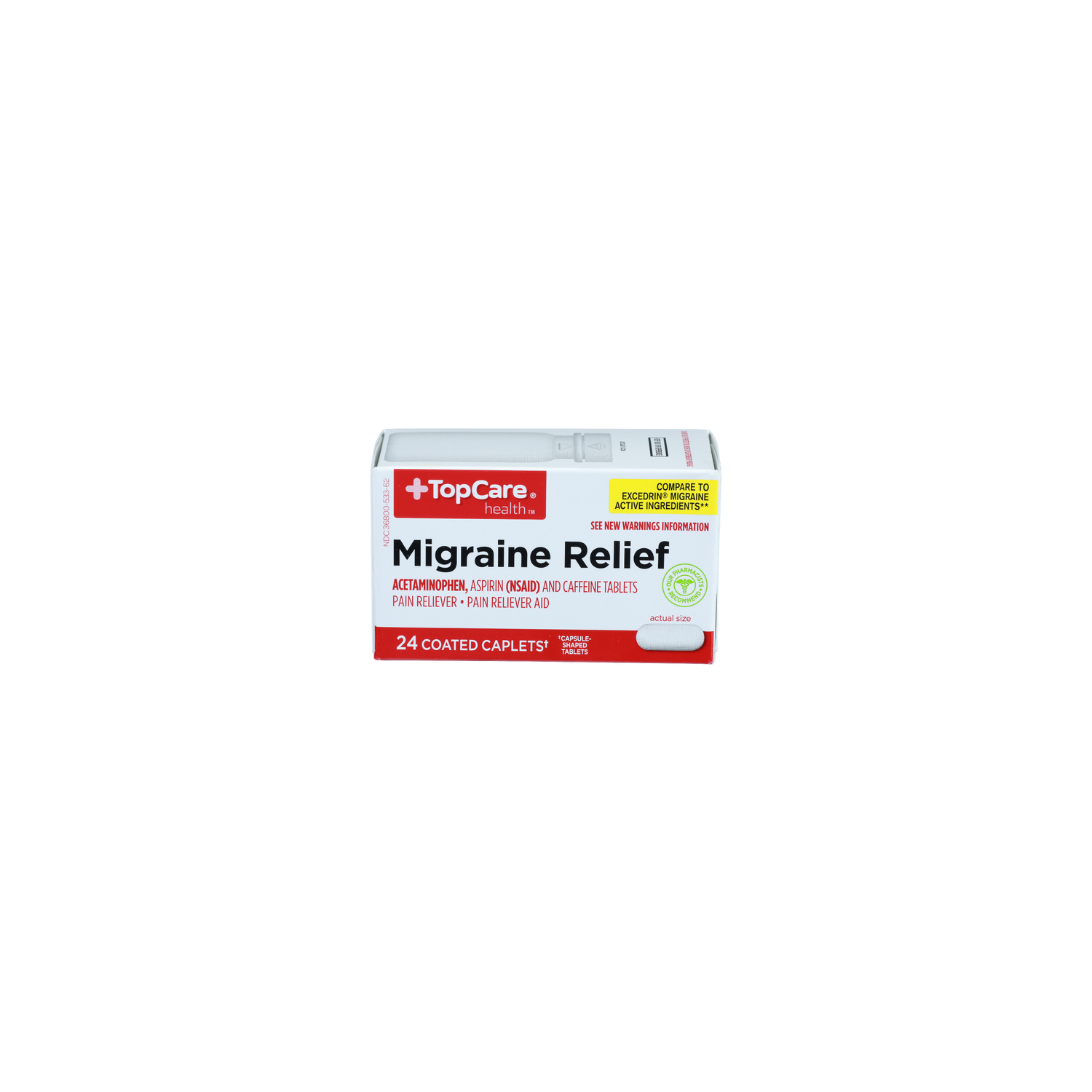 Topcare Health Health Migraine Relief - 24 Count Image 1 of 4