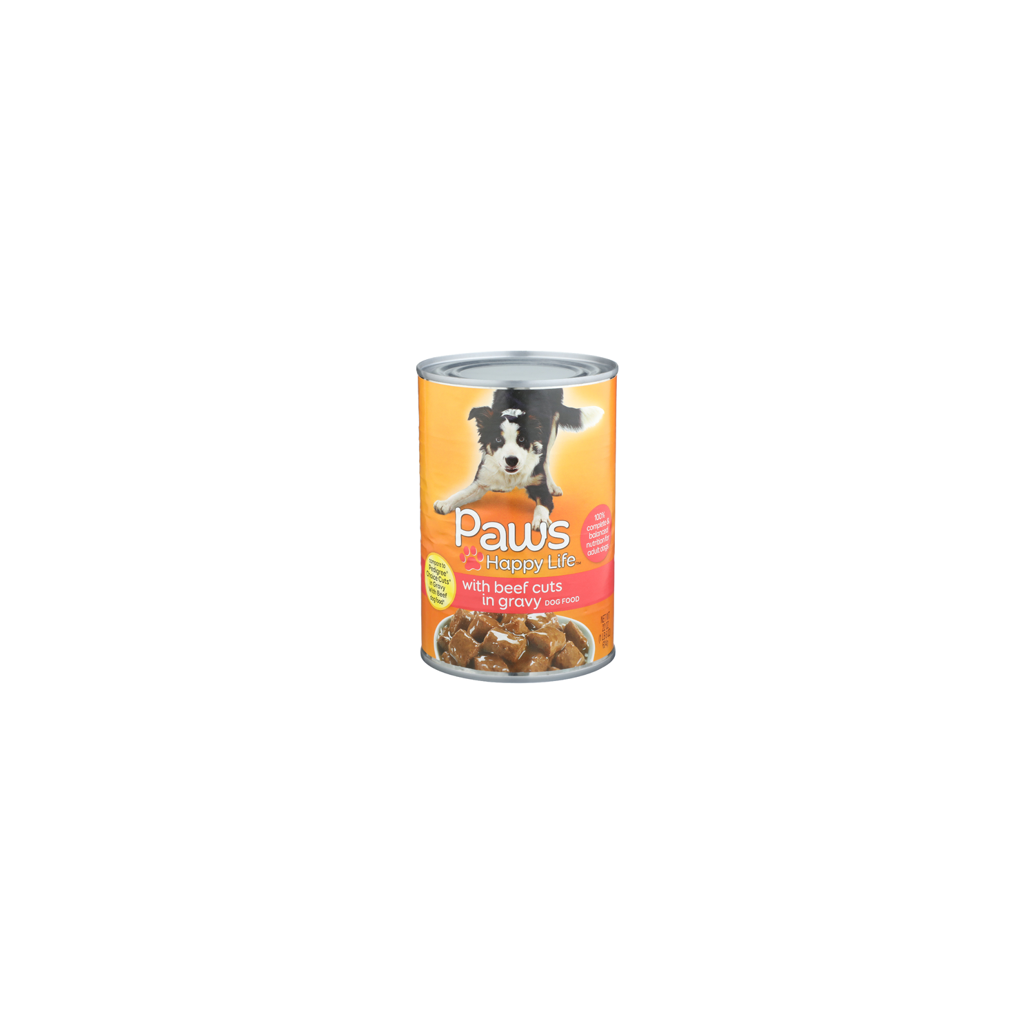 Paws Happy Life With Beef Cuts In Gravy Dog Food - 22 Ounce Image 1 of 4