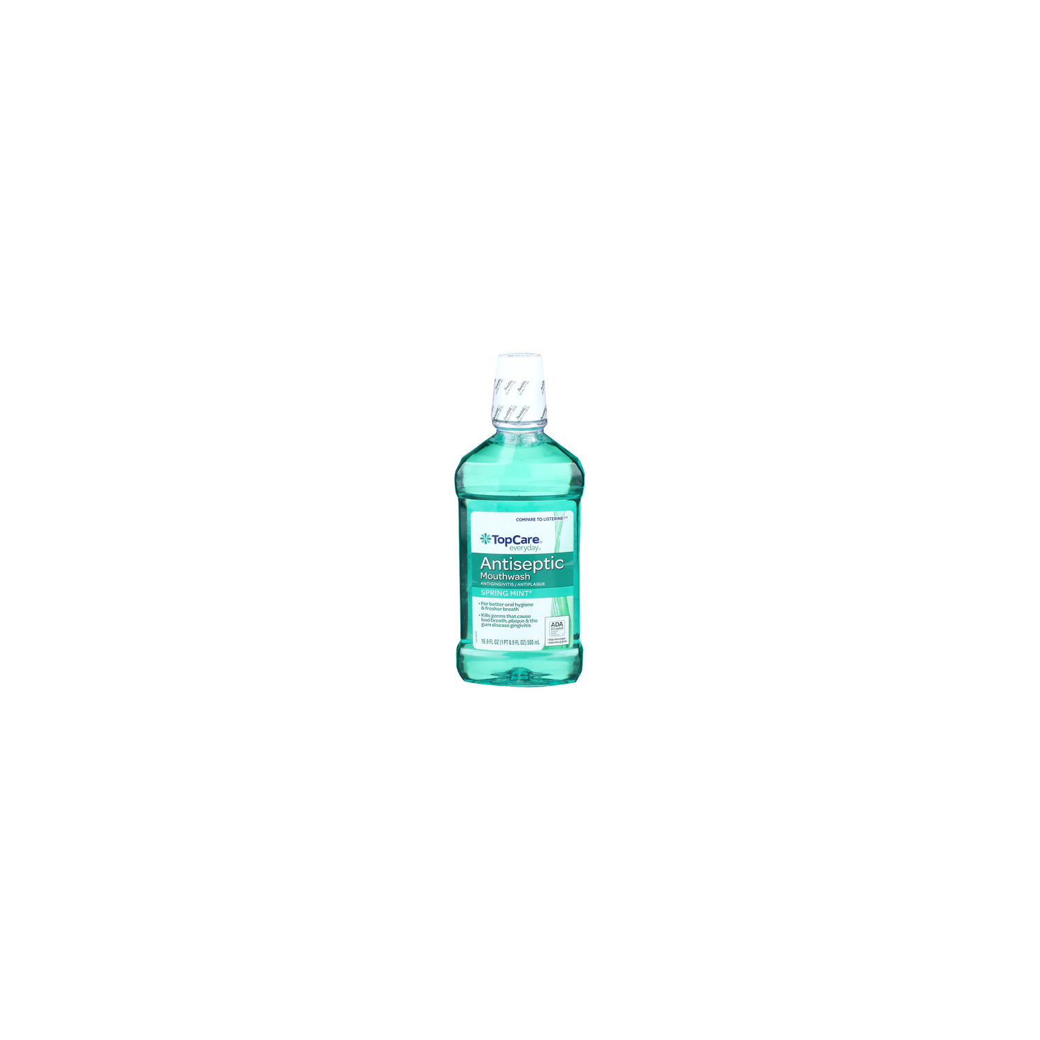 TopCare Everyday Spring Mint Antiseptic Mouthwash - 16.9 Fluid Ounce Image 1 of 2