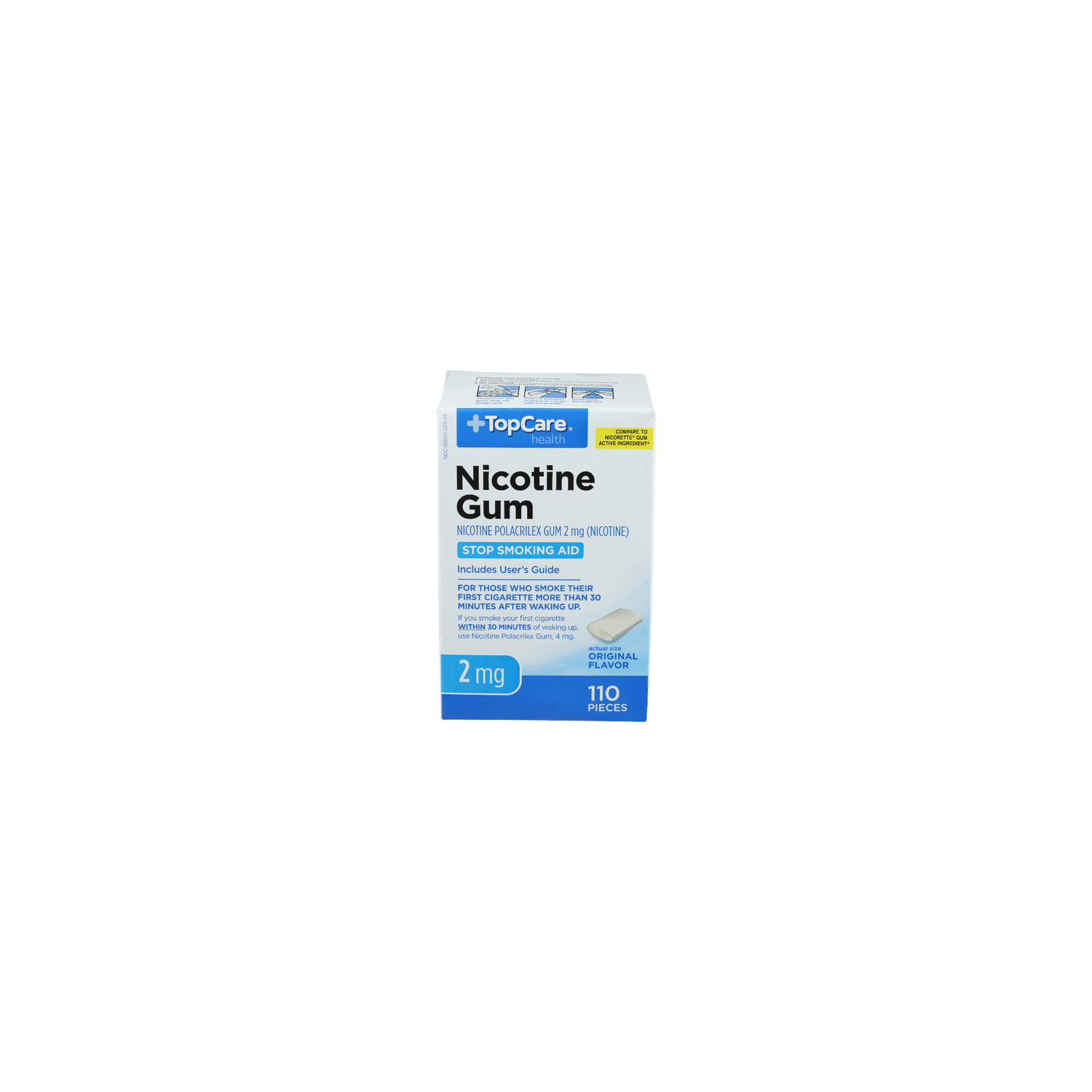 Top Care Health Original Nicotine Gum - 110 Count Image 1 of 4