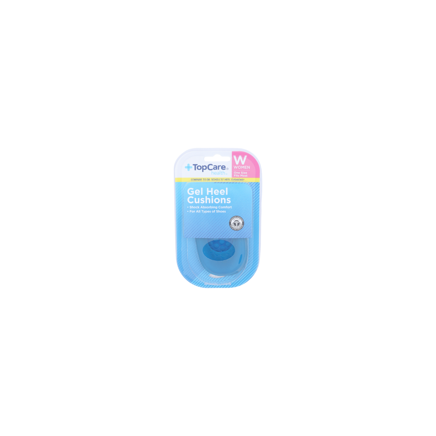 Topcare Health Women Health Gel Heel Cushions - 1 Count Image 1 of 2