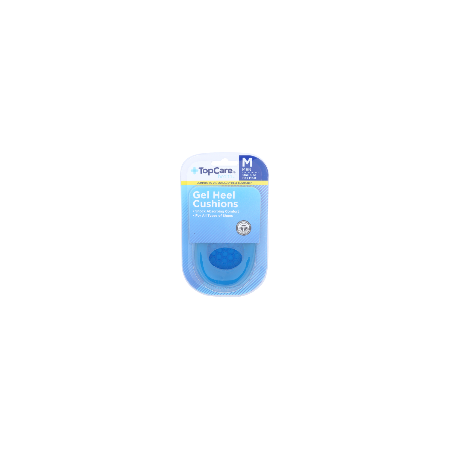 Topcare Health Men Health Gel Heel Cushions - 1 Count Image 1 of 2