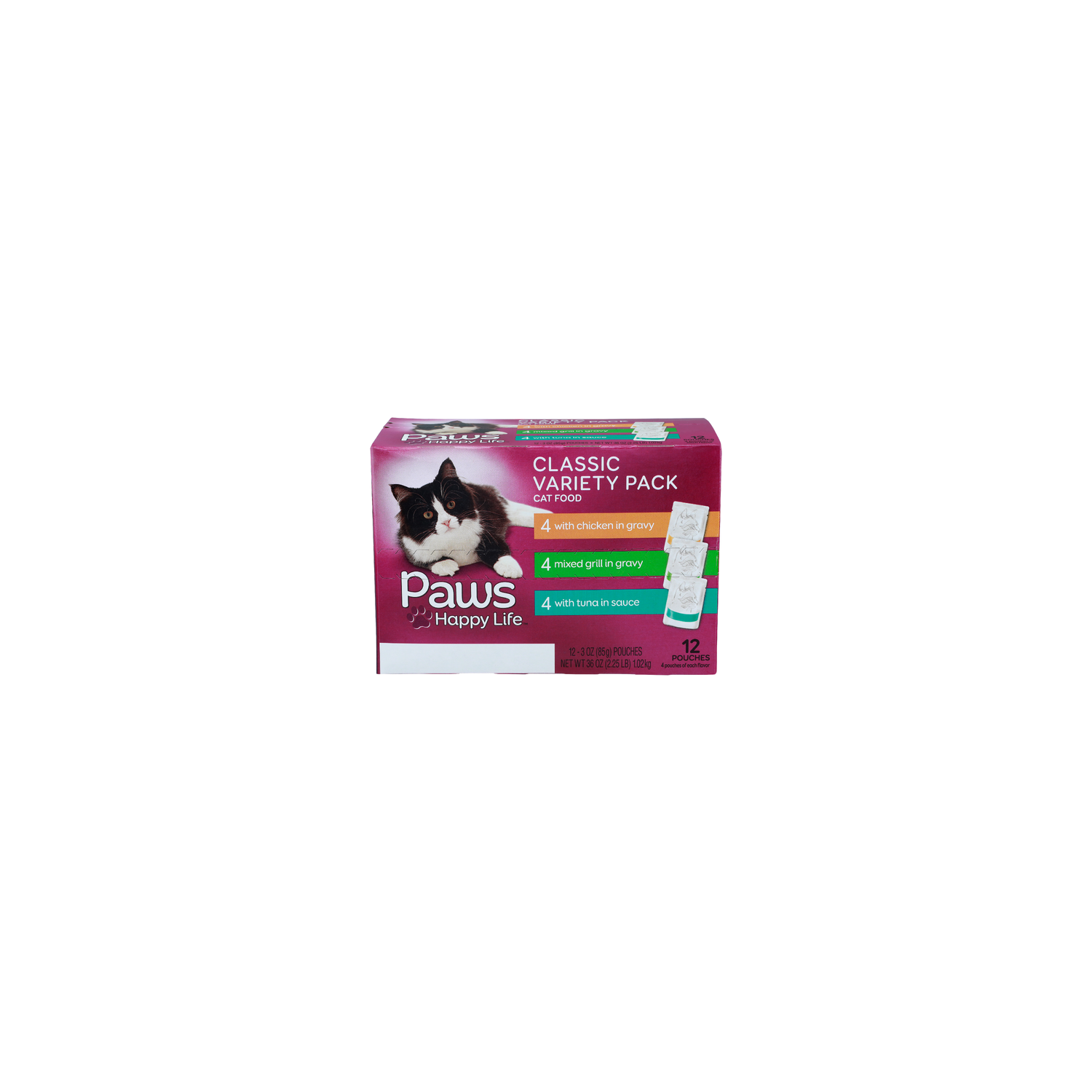 Paws Happy Life Cat Food - 3 Ounce - 12 Count Image 1 of 2