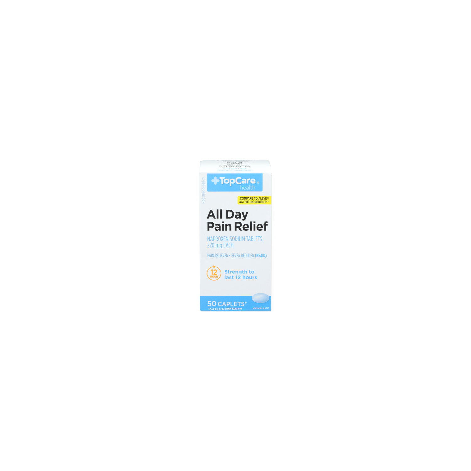 Topcare Health Health All Day Pain Relief - 50 Count Image 1 of 4
