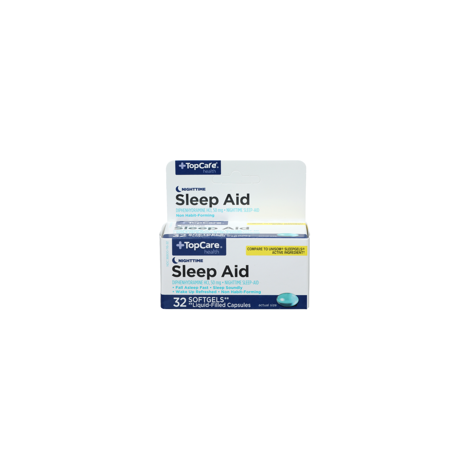 Topcare Health Nighttime Health Sleep Aid - 32 Count Image 1 of 2