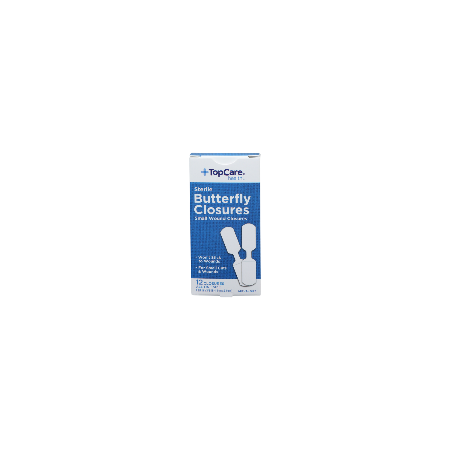 Topcare Health Small Wound Health Sterile Butterfly Closures - 12 Count Image 1 of 2