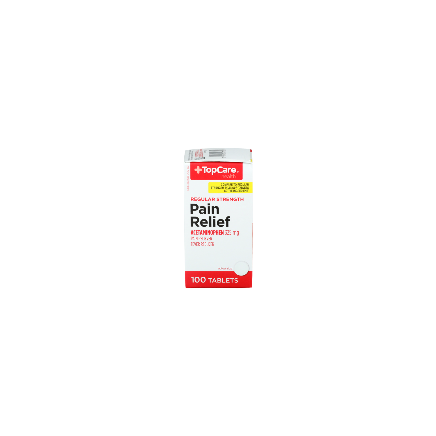 Topcare Health Regular Strength Health Pain Relief - 100 Count Image 1 of 4