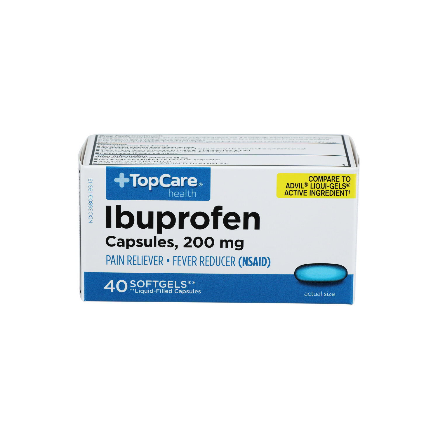Top Care Health Ibuprofen Softgels - 40 Count Image 1 of 4