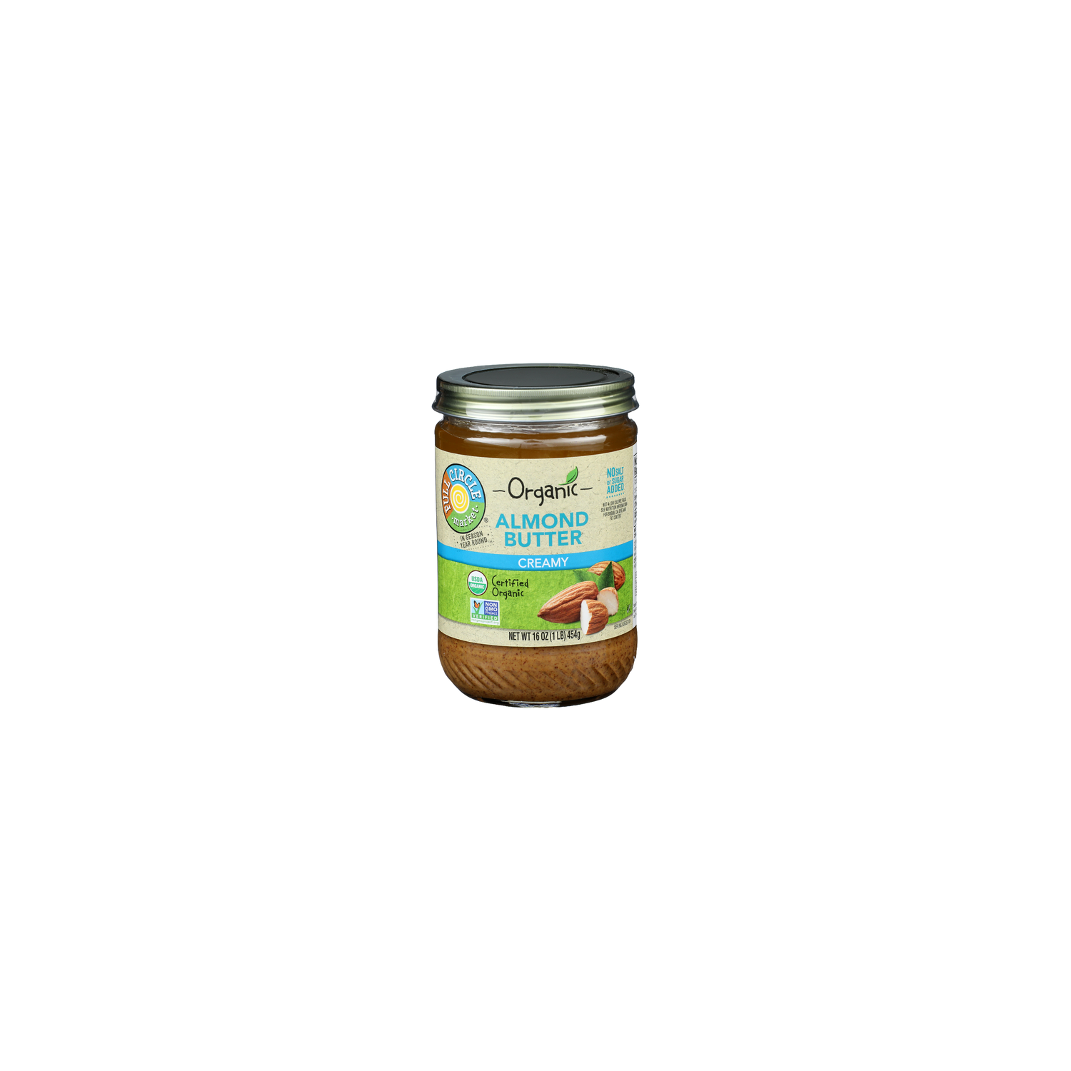 Full Circle Market Creamy Almond Butter - 16 Ounce Image 1 of 4