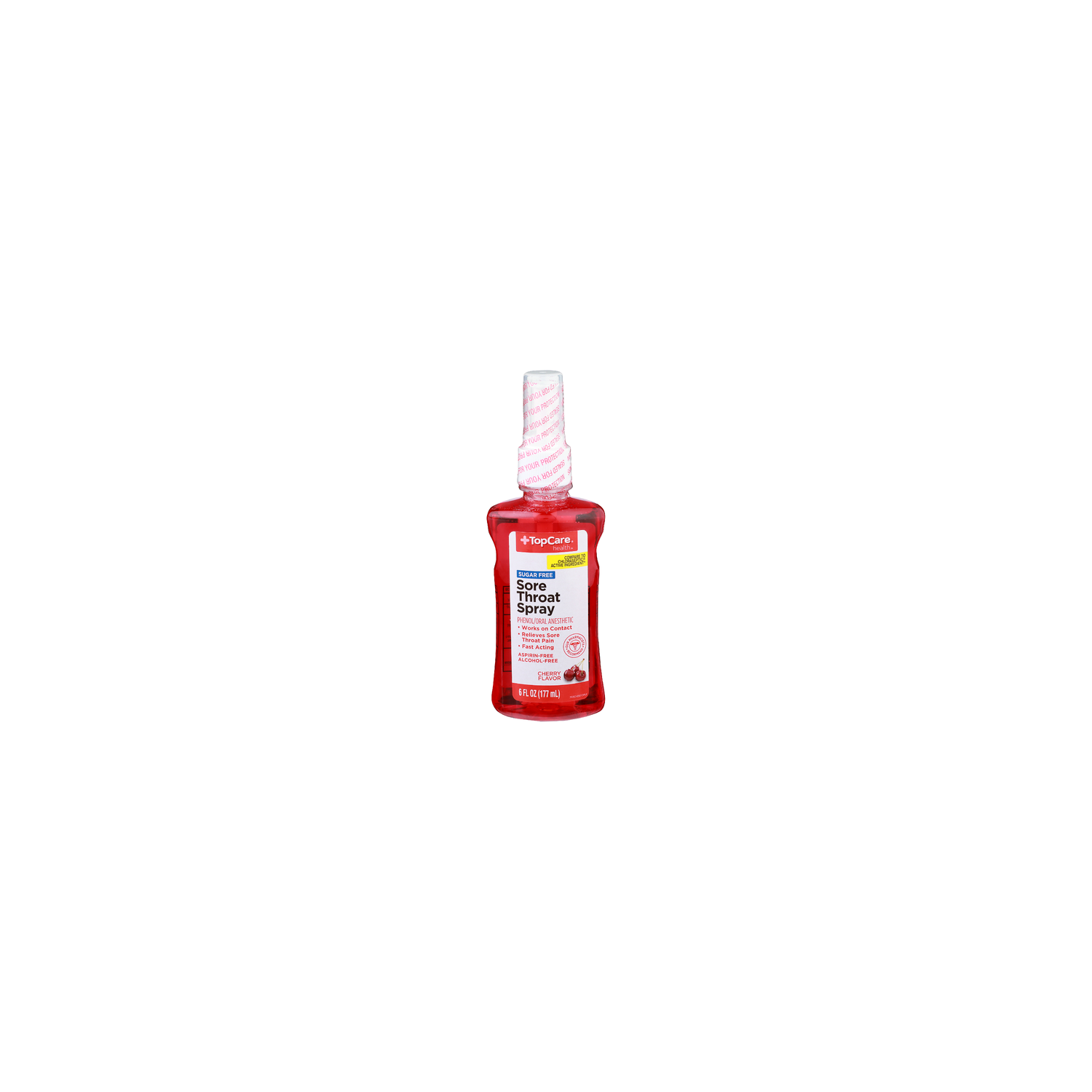 TopCare Health Sugar Free Cherry Health Sore Throat Spray - 6 Fluid Ounce Image 1 of 2