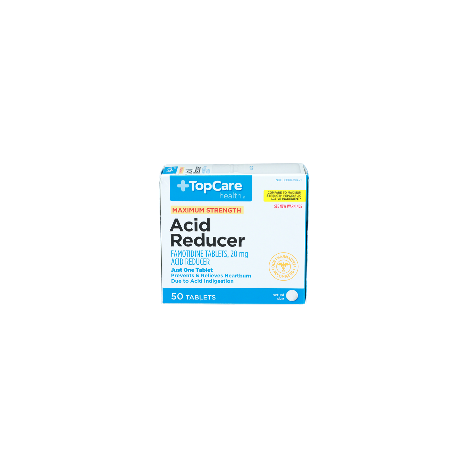Topcare Health Maximum Strength Health Acid Reducer - 50 Count Image 1 of 4