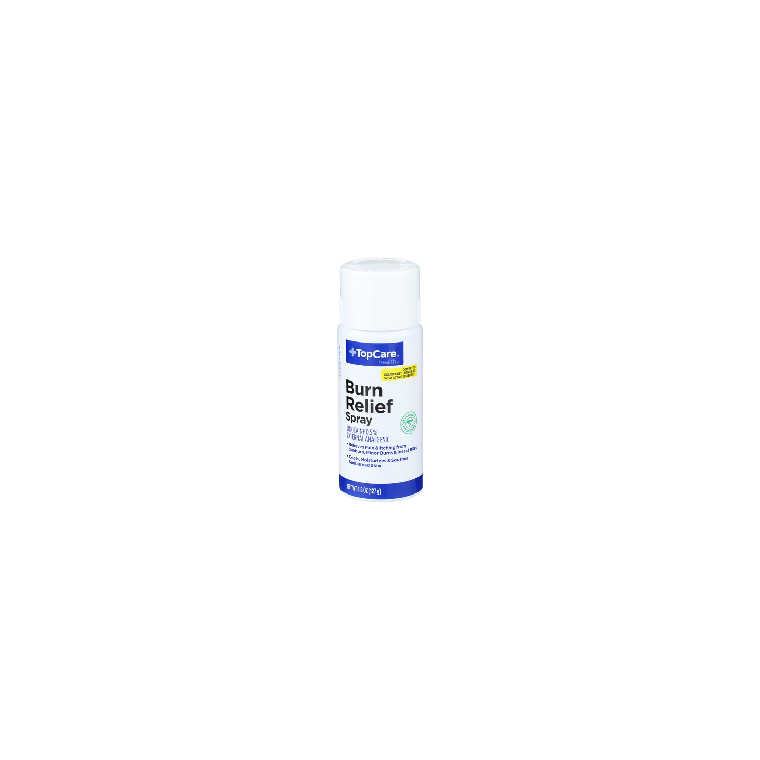 Topcare Health Lidocaine 0.5% External Analgesic Health Burn Relief Spray - 4.5 Ounce Image 1 of 4