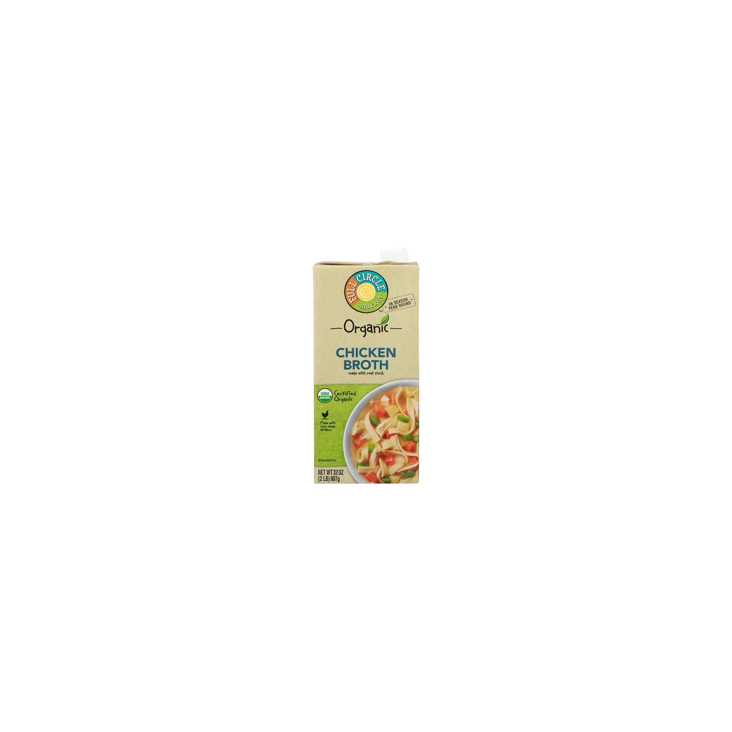 Full Circle Market Organic Chicken Broth - 32 Ounce Image 1 of 4