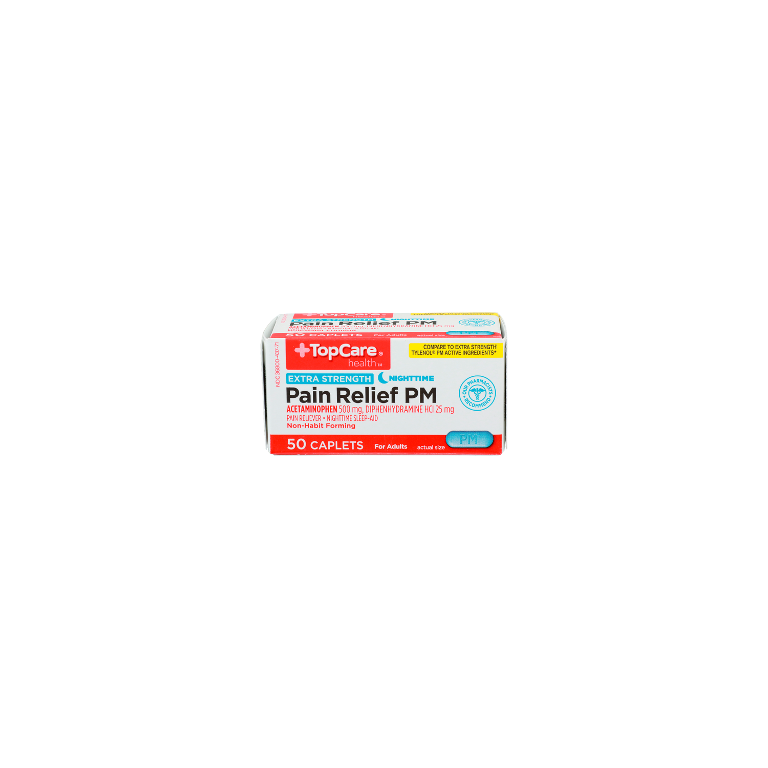 Topcare Health Health Pain Relief PM - 50 Count Image 1 of 4
