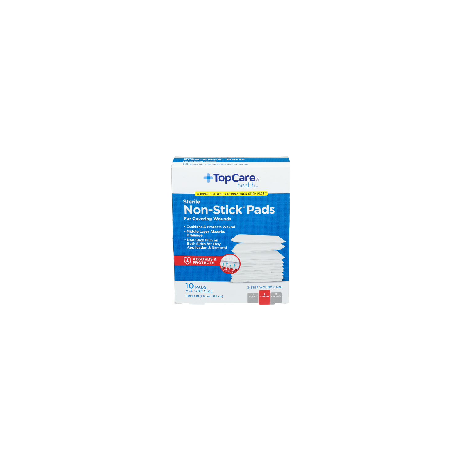Topcare Health Health Non-Stick Pads - 10 Count Image 1 of 2