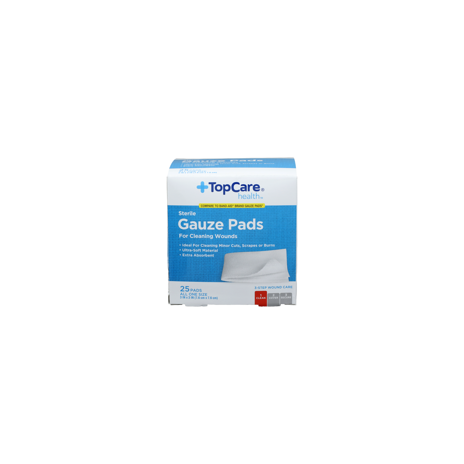 TopCare Health Sterile Gauze Pads - 25 Count Image 1 of 2