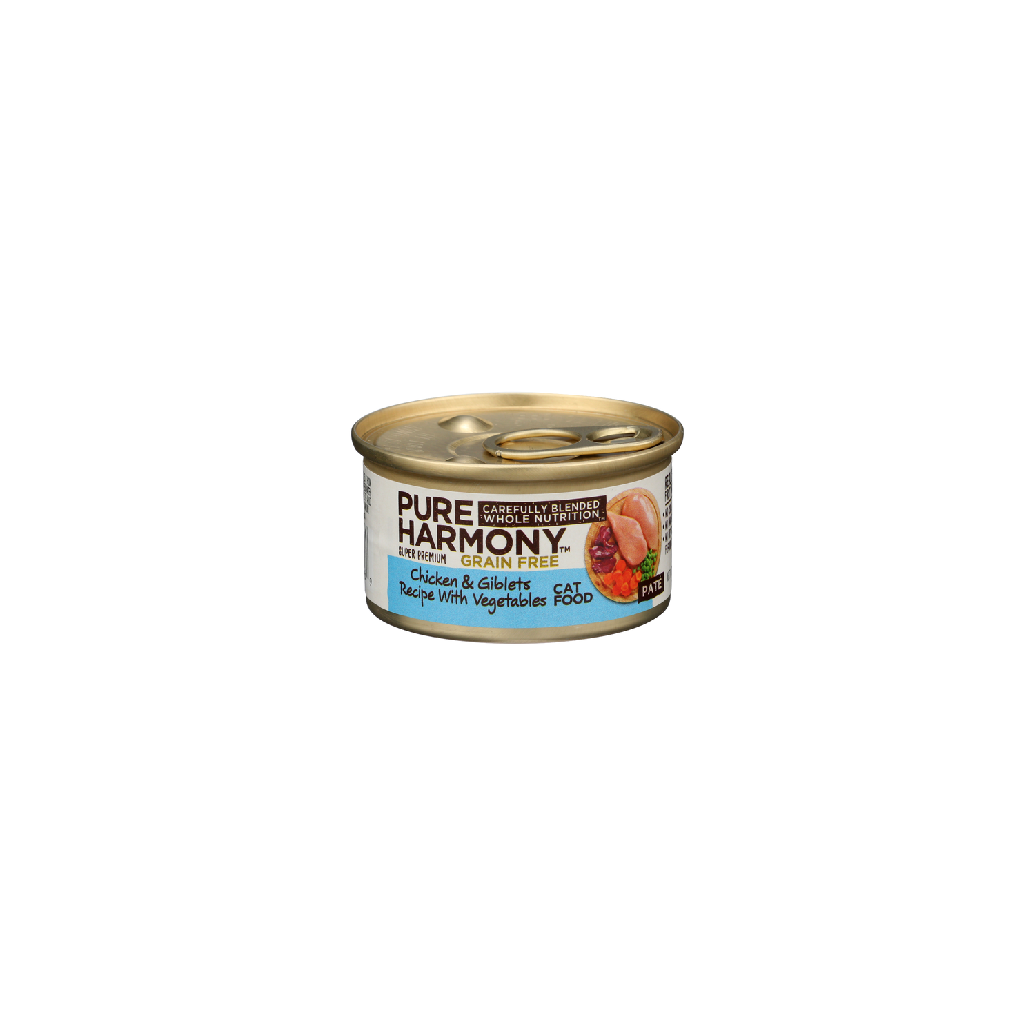 Pure Harmony Chicken & Giblets Recipe With Vegetables Pate Cat Food - 3 Ounce Image 1 of 4