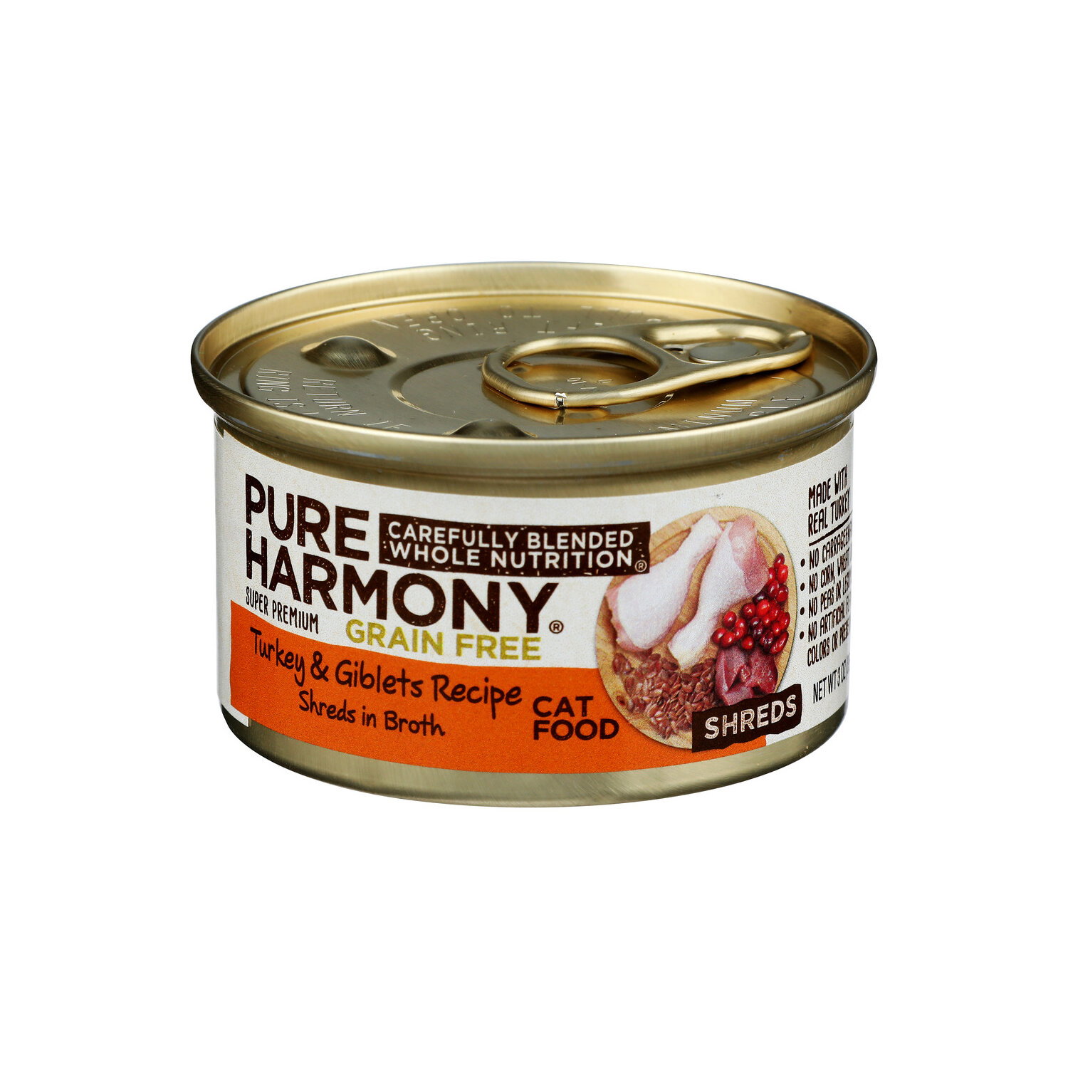 Pure Harmony Super Premium Turkey & Giblets Recipe Cat Food - 3 Ounce Image 1 of 4