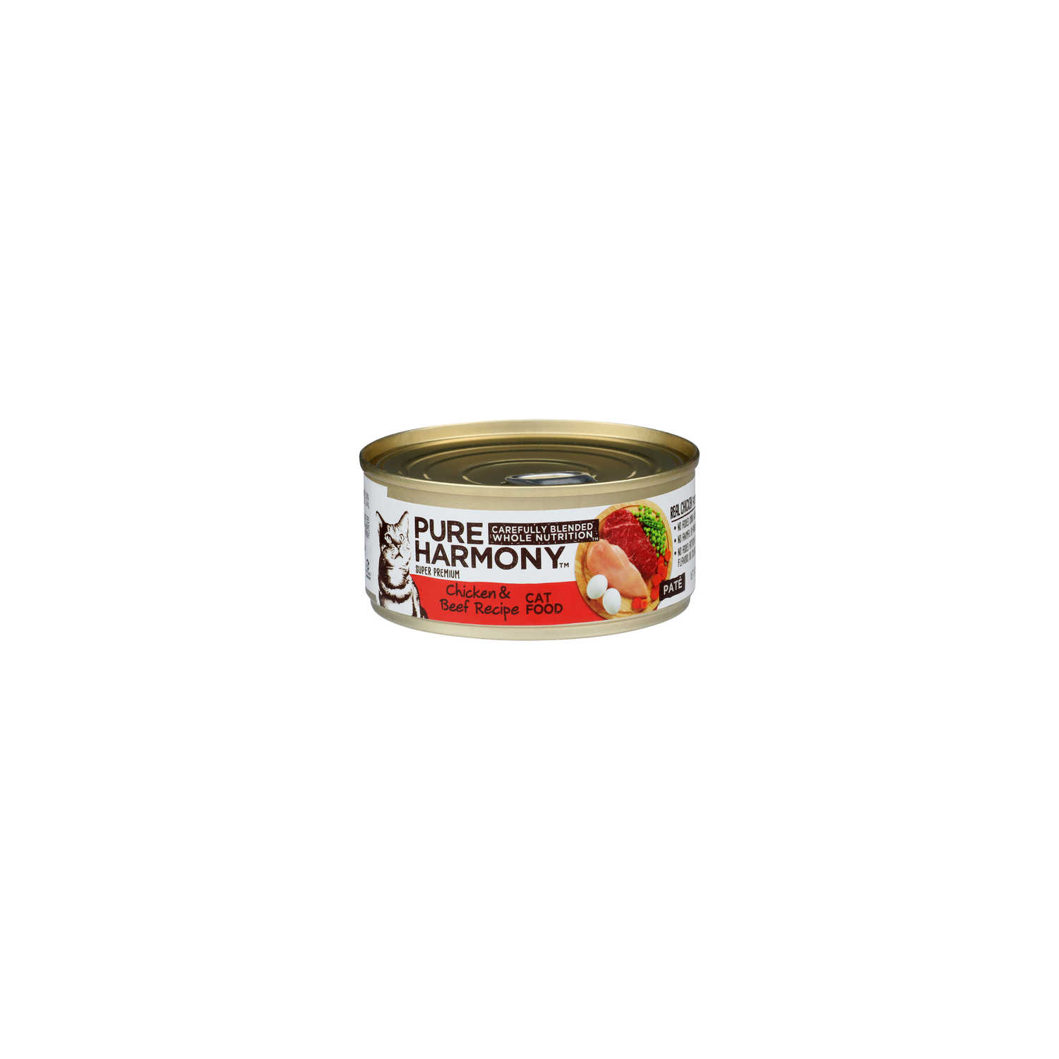 Pure Harmony Grain Free Chicken & Beef Recipe Super Premium Grain Free Cat Food - 5.5 Ounce Image 1 of 4