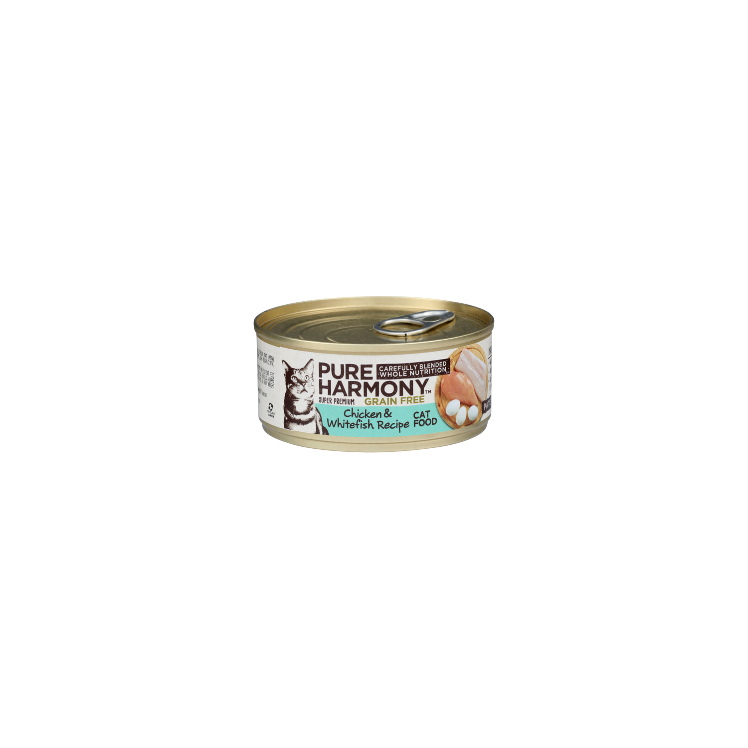 Pure Harmony Grain Free Chicken & Whitefish Recipe Super Premium Cat Food - 5.5 Ounce Image 1 of 4