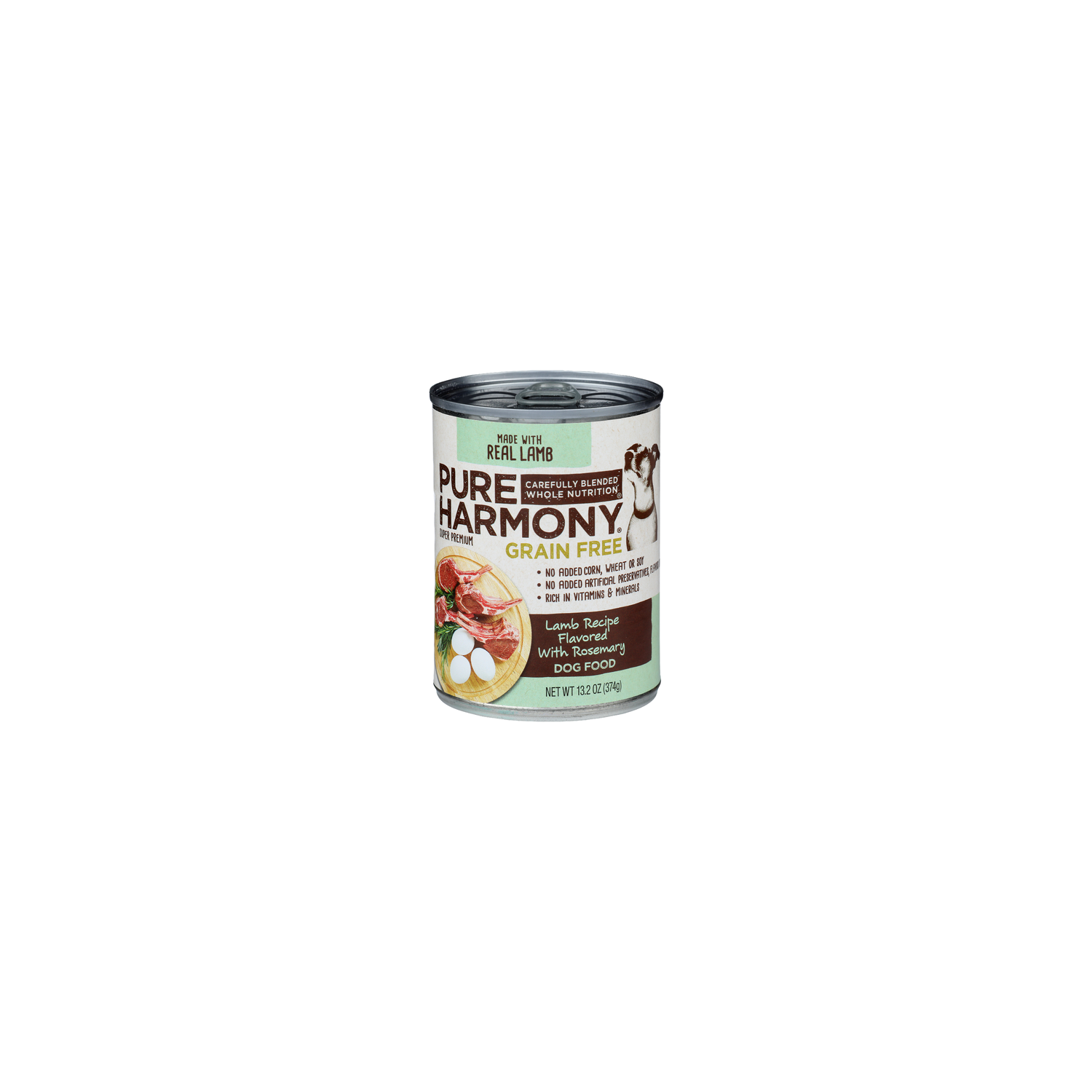 Pure Harmony Grain Free Lamb Recipe Flavored With Rosemary Super Premium Grain Free Dog Food - 13.2 Ounce Image 1 of 3