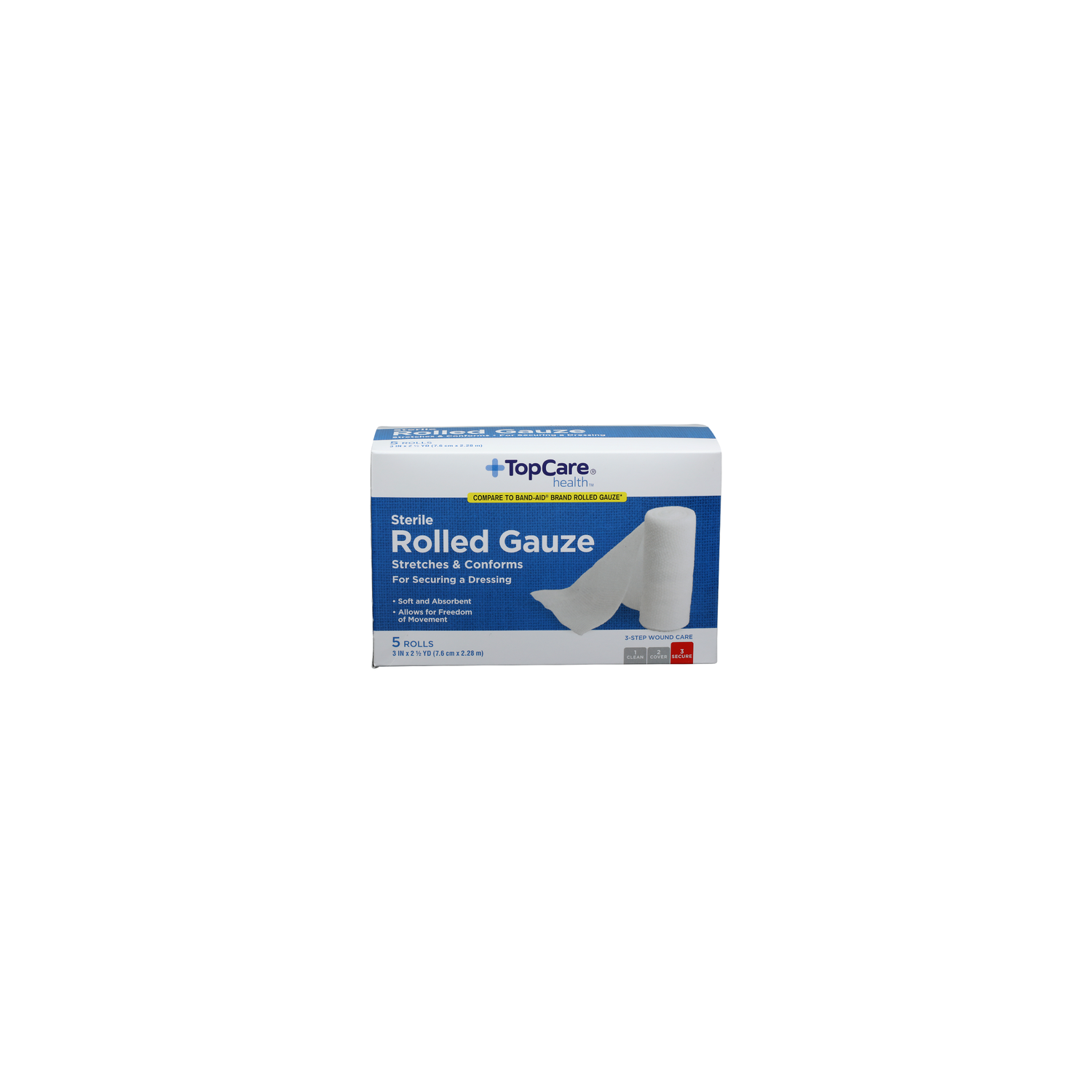 Topcare Health Health Sterile Rolled Gauze - 5 Count Image 1 of 2