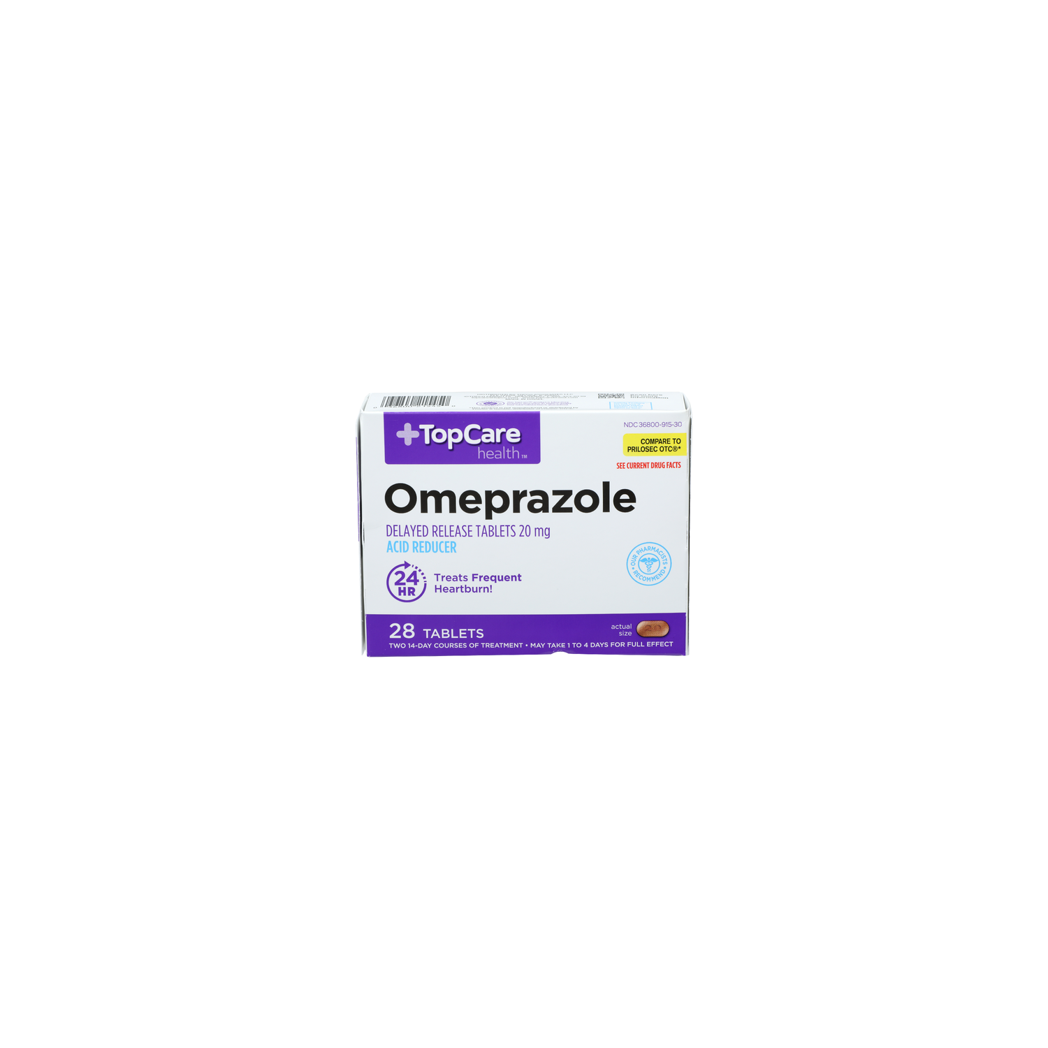 Topcare Health Acid Reducer Health Omeprazole - 28 Count Image 1 of 2