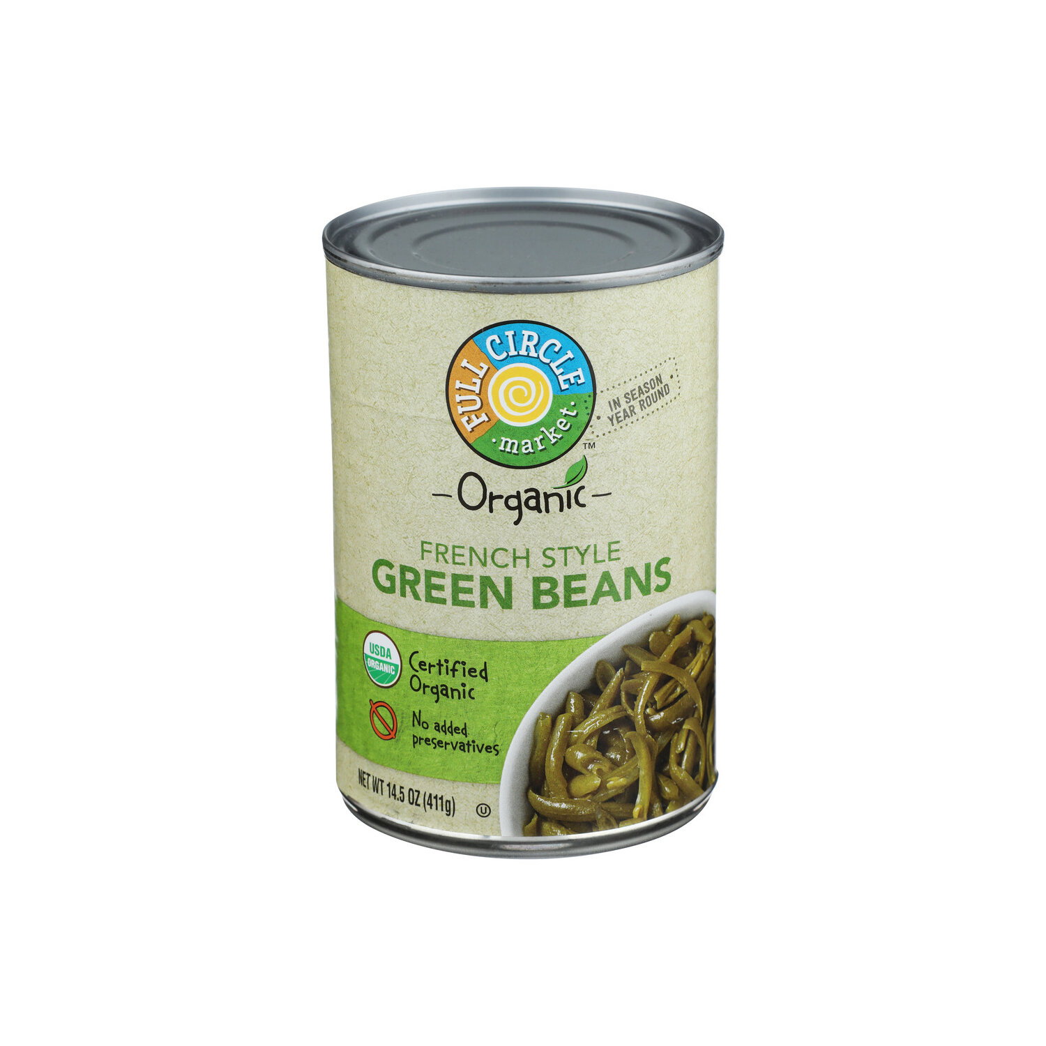 Full Circle Market Organic French Cut Bean Green - 14.5 Ounce Image 1 of 4