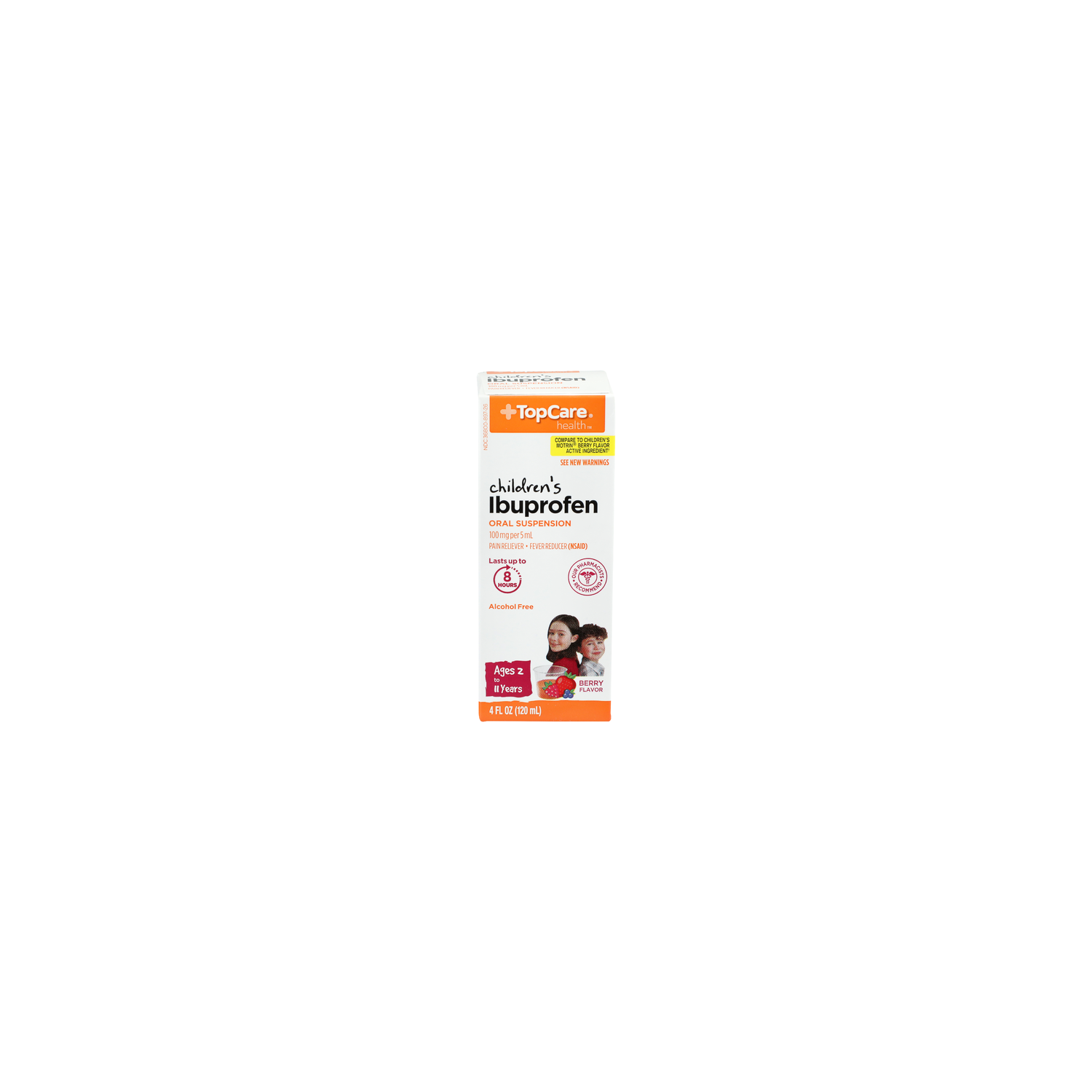 Topcare Health Berry Flavor Health Children's Ibuprofen Oral Suspension - 4 Fluid Ounce Image 1 of 4