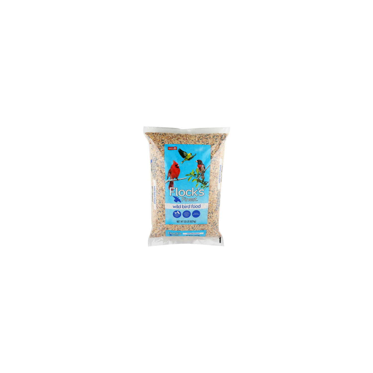 Flocks Finest Wild Bird Seed - 20 Pound Image 1 of 4