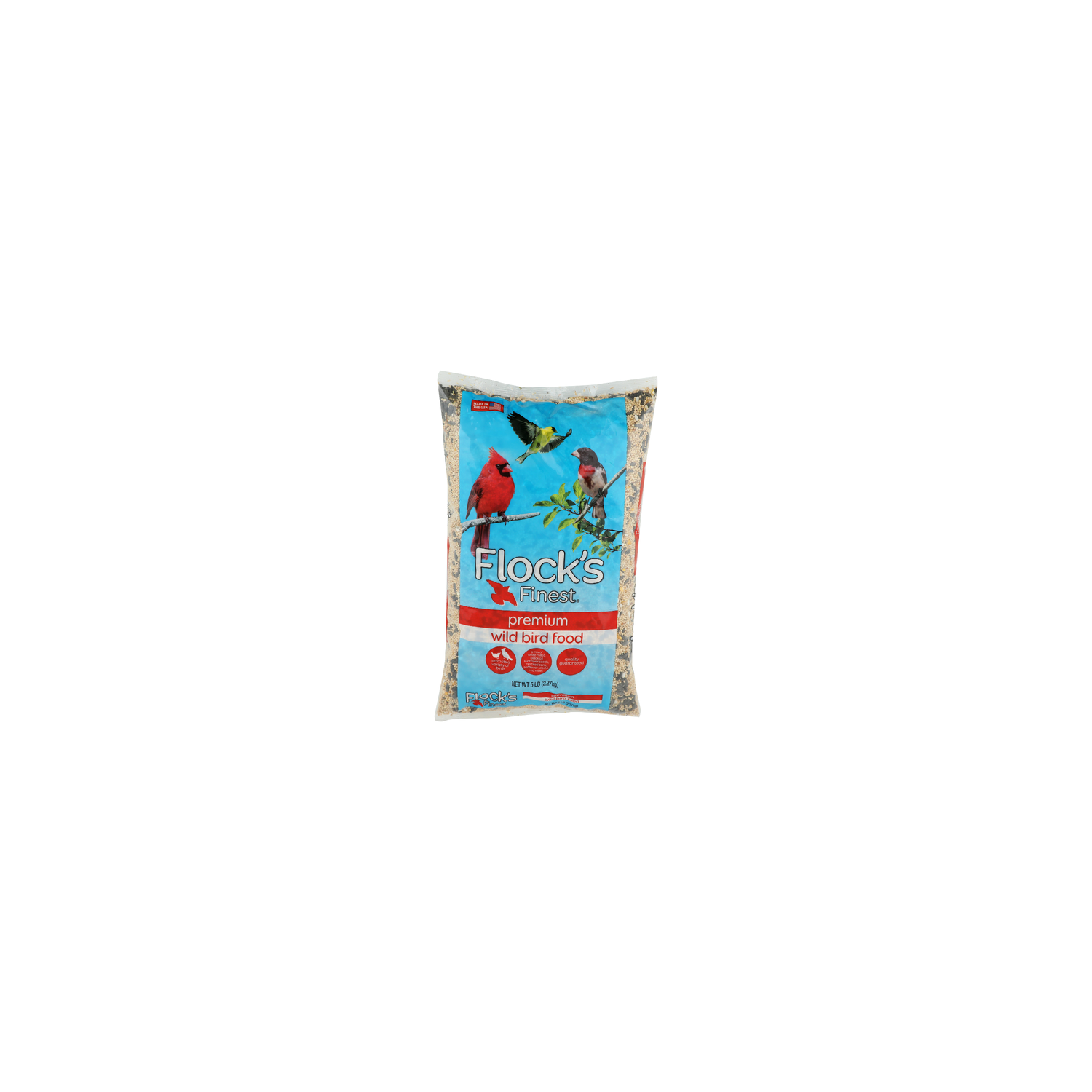 Flocks Finest Wild Bird Seed Gourmet - 5 Pound Image 1 of 4
