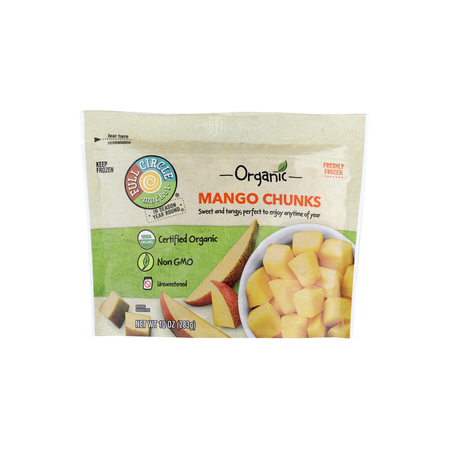Full Circle Market Organic Mango Chunks - 10 Ounce Image 1 of 4