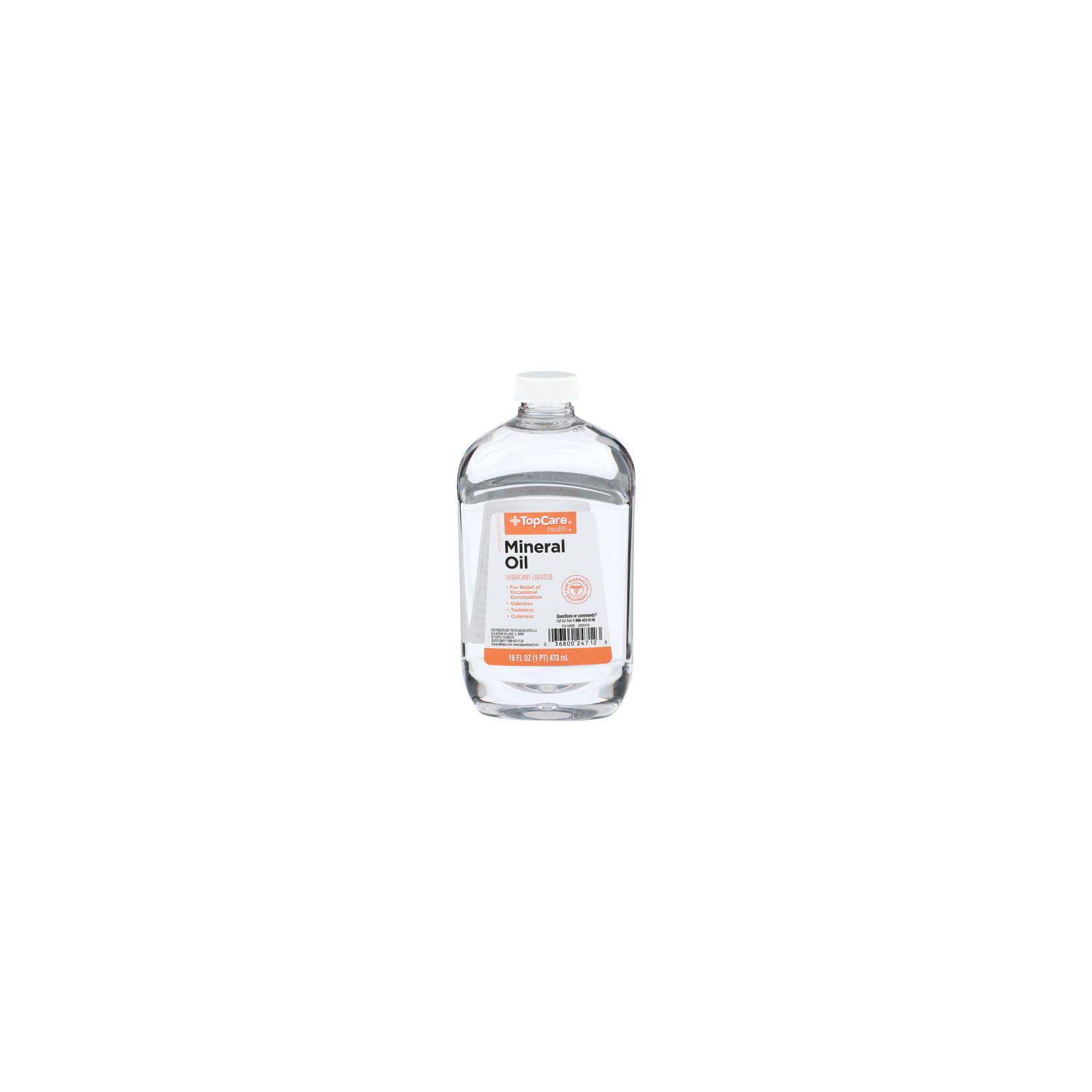 Topcare Health Mineral Oil Health Lubricant Laxative - 16 Fluid Ounce Image 1 of 2