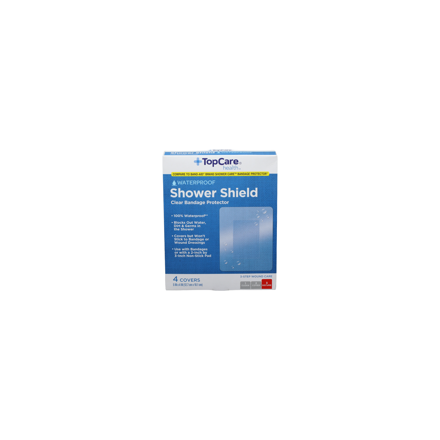 Topcare Health Health Clear Bandage Protector - 4 Count Image 1 of 2