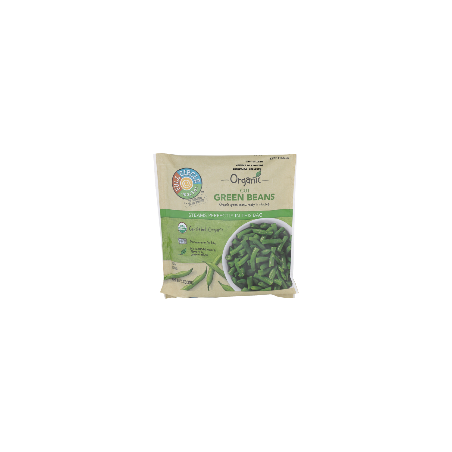 Full Circle Market Cut Green Beans - 12 Ounce - Brookshire's