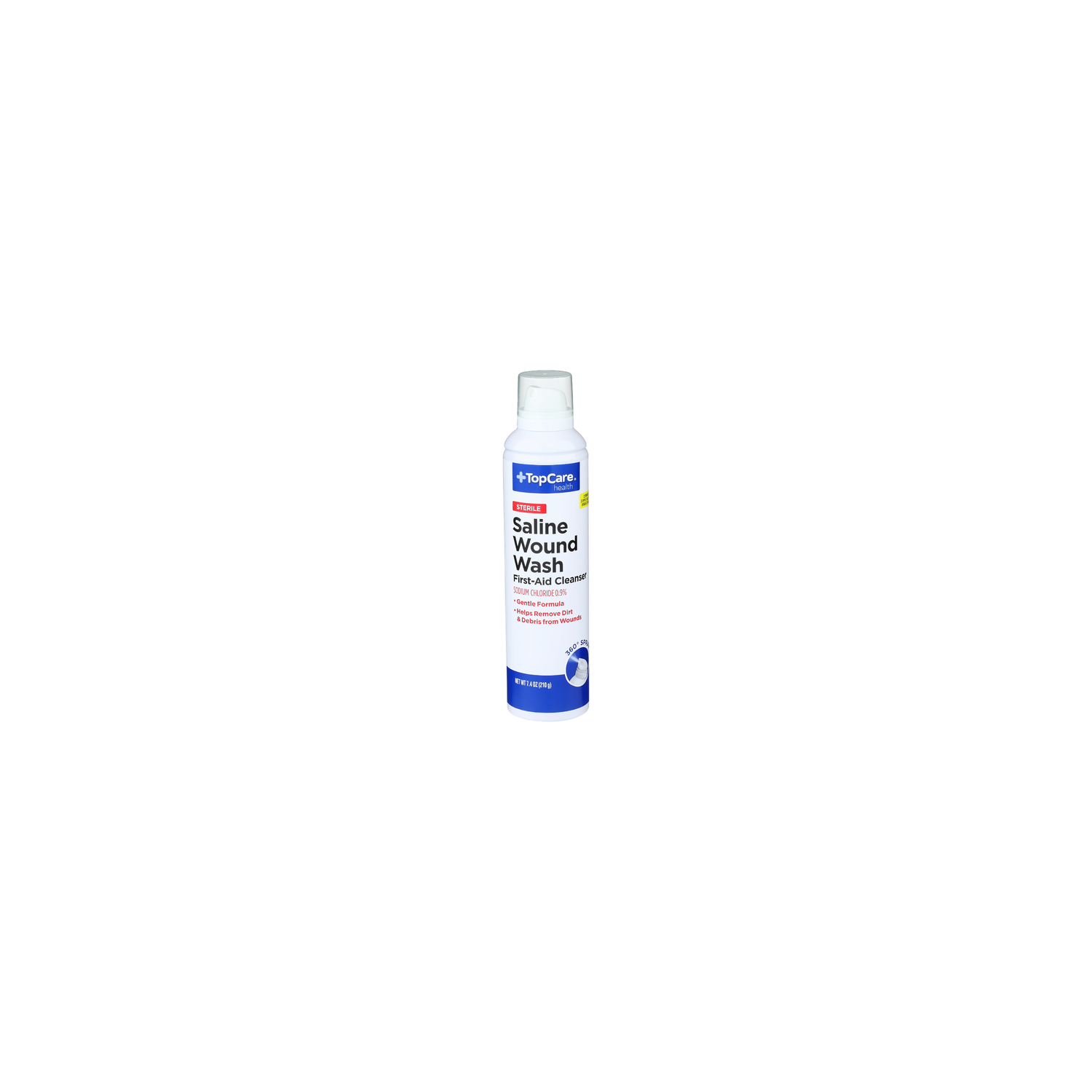 Topcare Health Saline Wound Wash Health First-Aid Cleanser - 7.4 Ounce Image 1 of 3