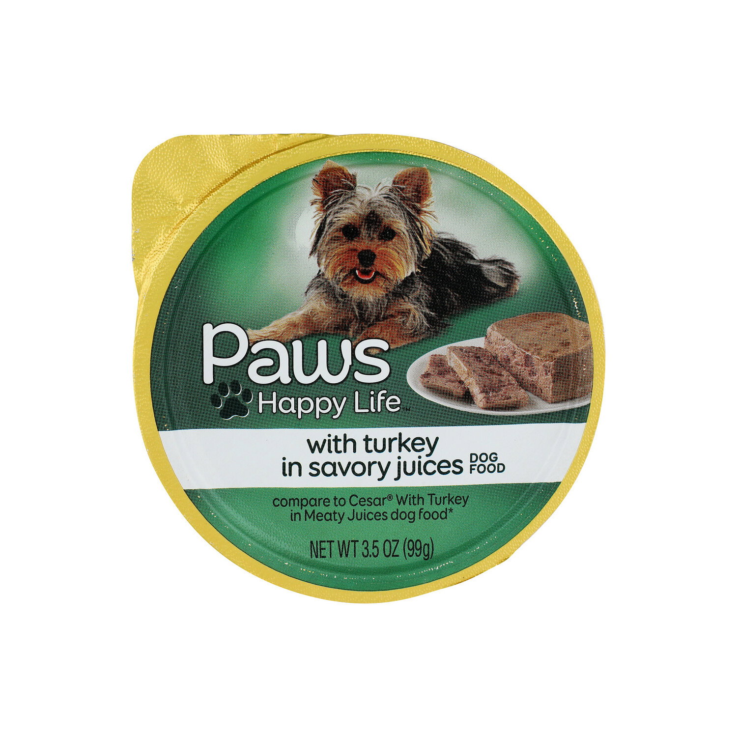 Paws Happy Life Turkey In Savory Juices Dog Food - 3.5 Ounce Image 1 of 4