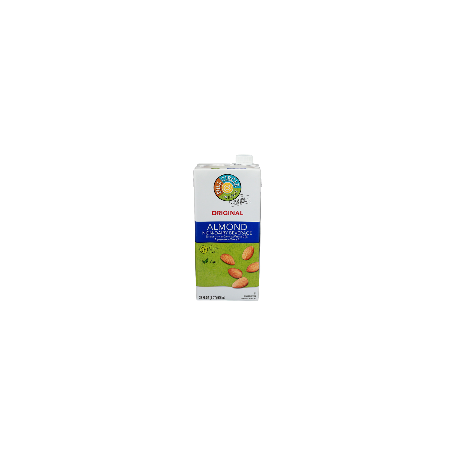 Full Circle Market Original Almond Non-Dairy Beverage - 32 Fluid Ounce Image 1 of 4