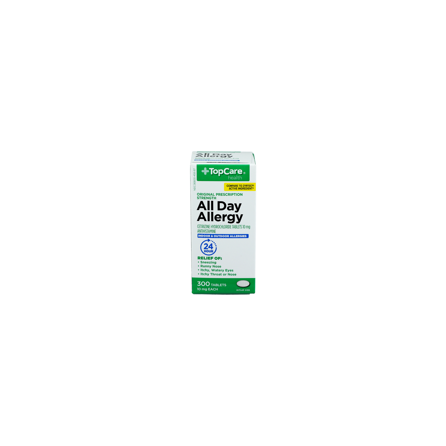 Top Care Health All Day Allergy Tablets - 300 Count Image 1 of 4