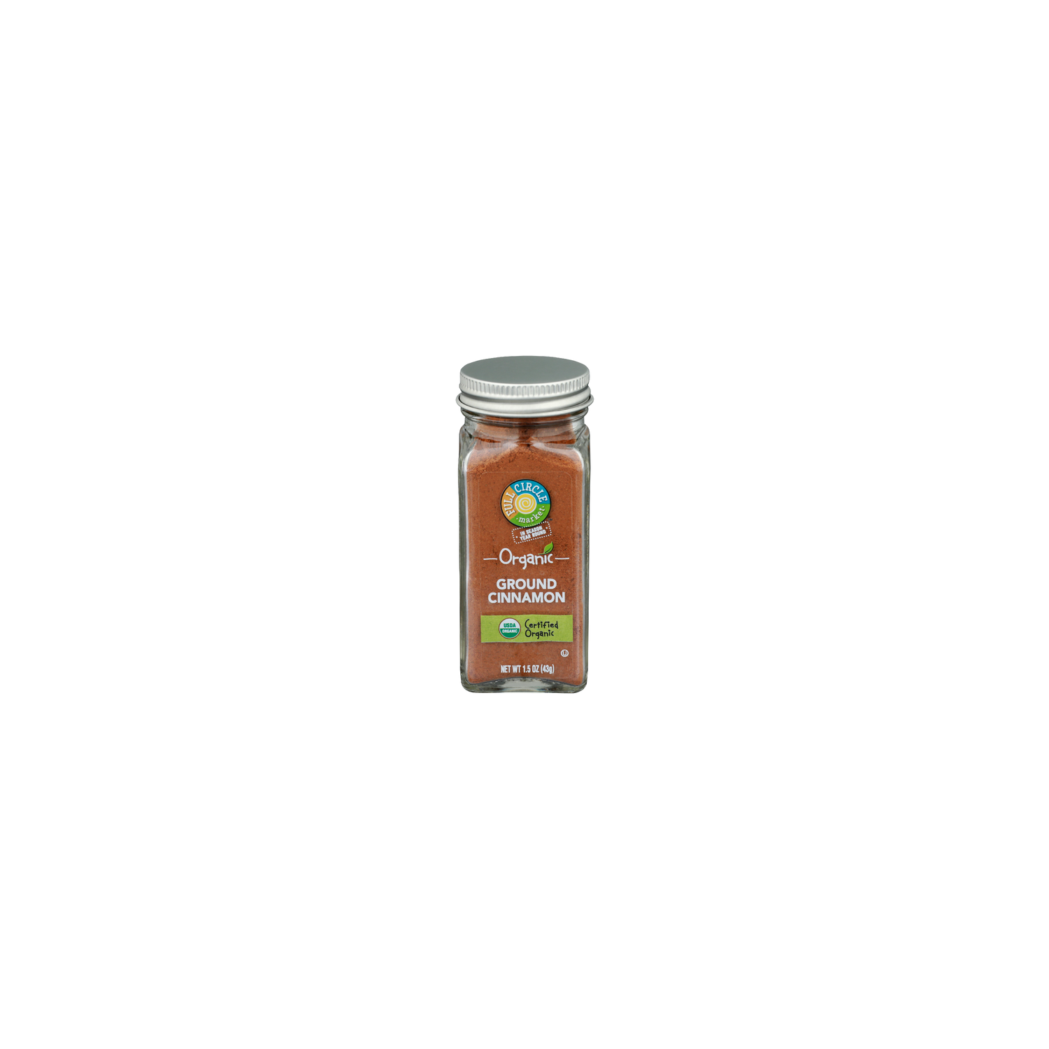Full Circle Market Ground Cinnamon Organic Seasoning - 1.5 Ounce Image 1 of 3