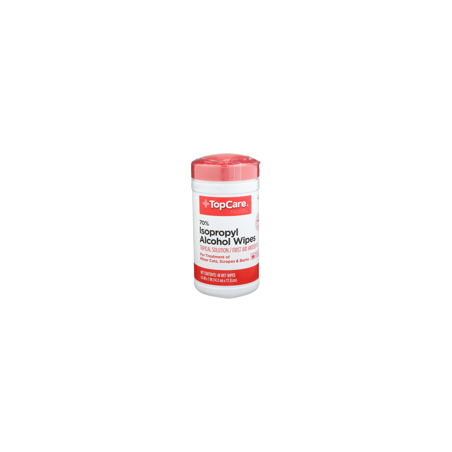 TopCare Health 70% Isopropyl Alcohol Wipes - 40 Count Image 1 of 2