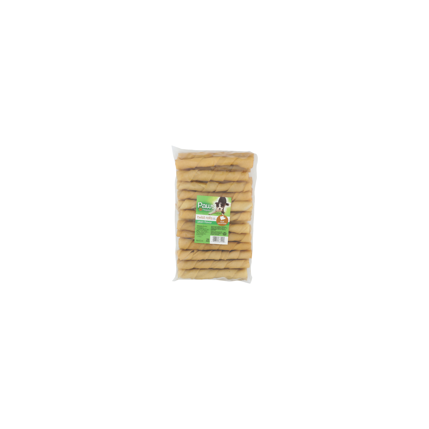 Paws Happy Life Plain Flavor Twist Rolls - 25 Count Image 1 of 3