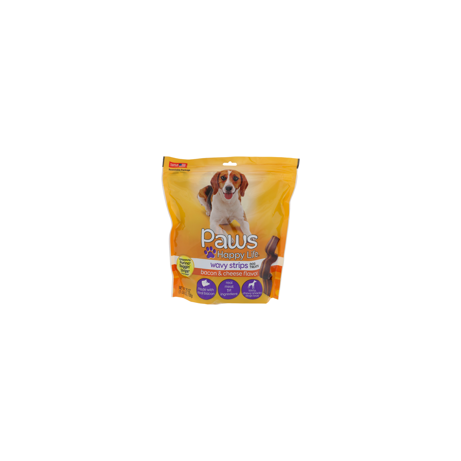 Paws Happy Life Bacon & Cheese Flavor Dog Treats - 25 Ounce Image 1 of 4