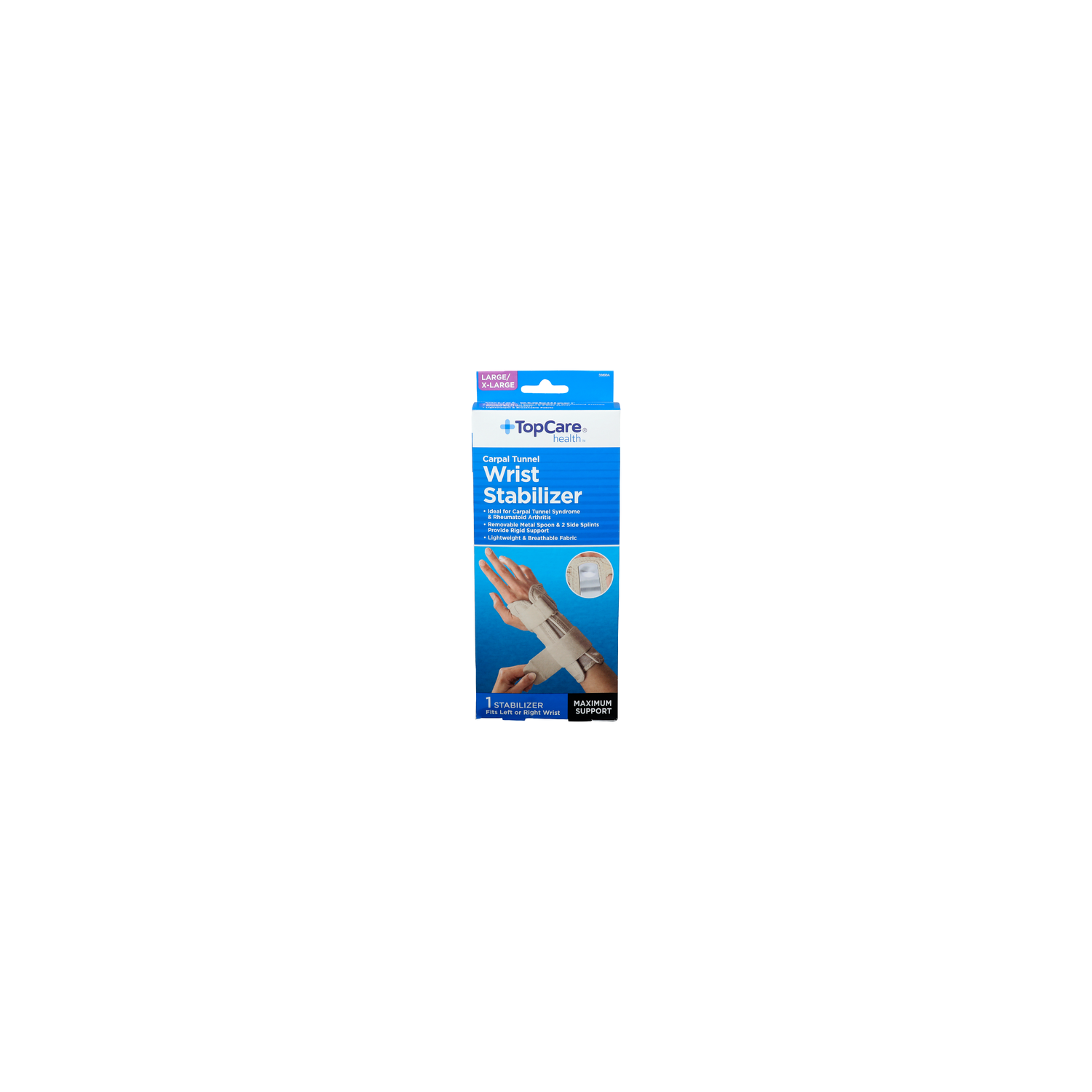 Topcare Health Large X-Large Health Carpal Tunnel Wrist Stabilizer Largex-Large - 1 Count Image 1 of 2