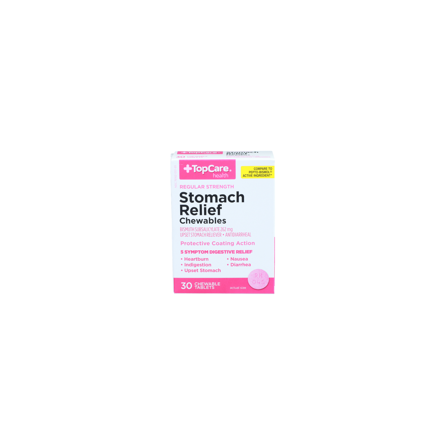 Topcare Health Regular Strength Health Stomach Relief Chewables - 30 Count Image 1 of 2